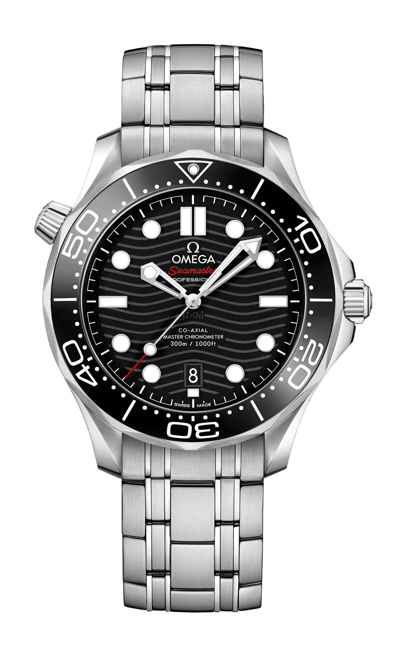 Omega Seamaster luxury timepiece - detailed view