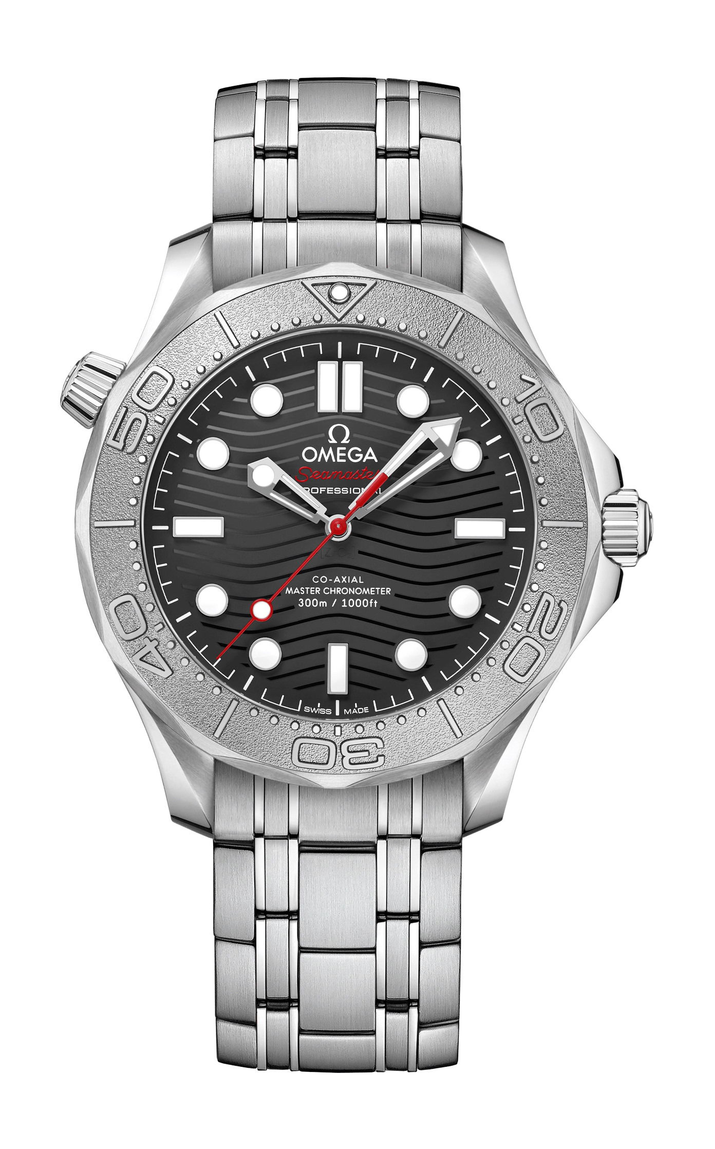 Omega Seamaster luxury timepiece - detailed view