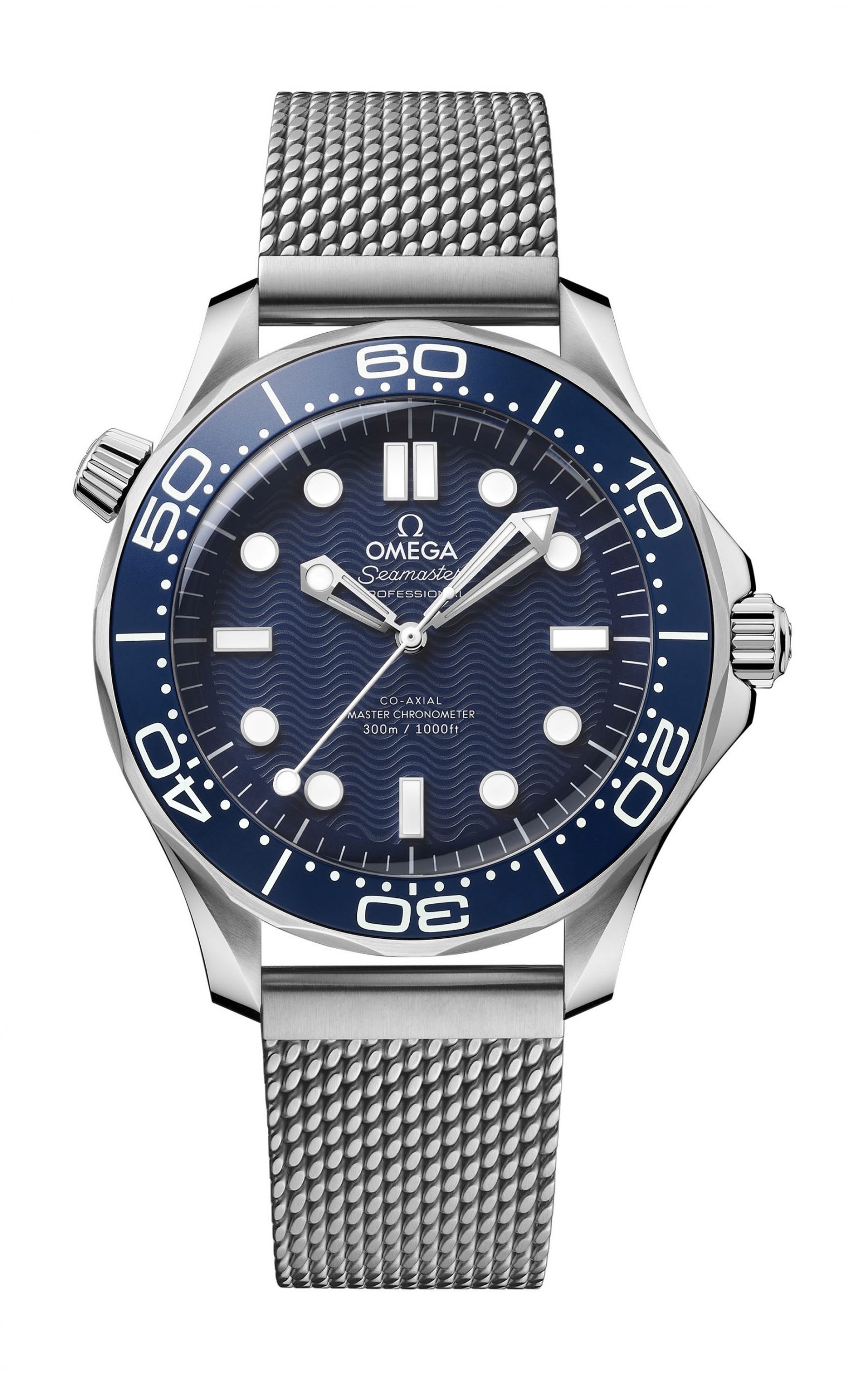Omega Seamaster luxury timepiece - detailed view