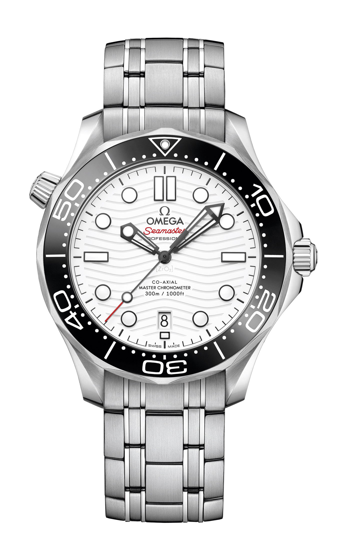 Omega Seamaster luxury timepiece - detailed view