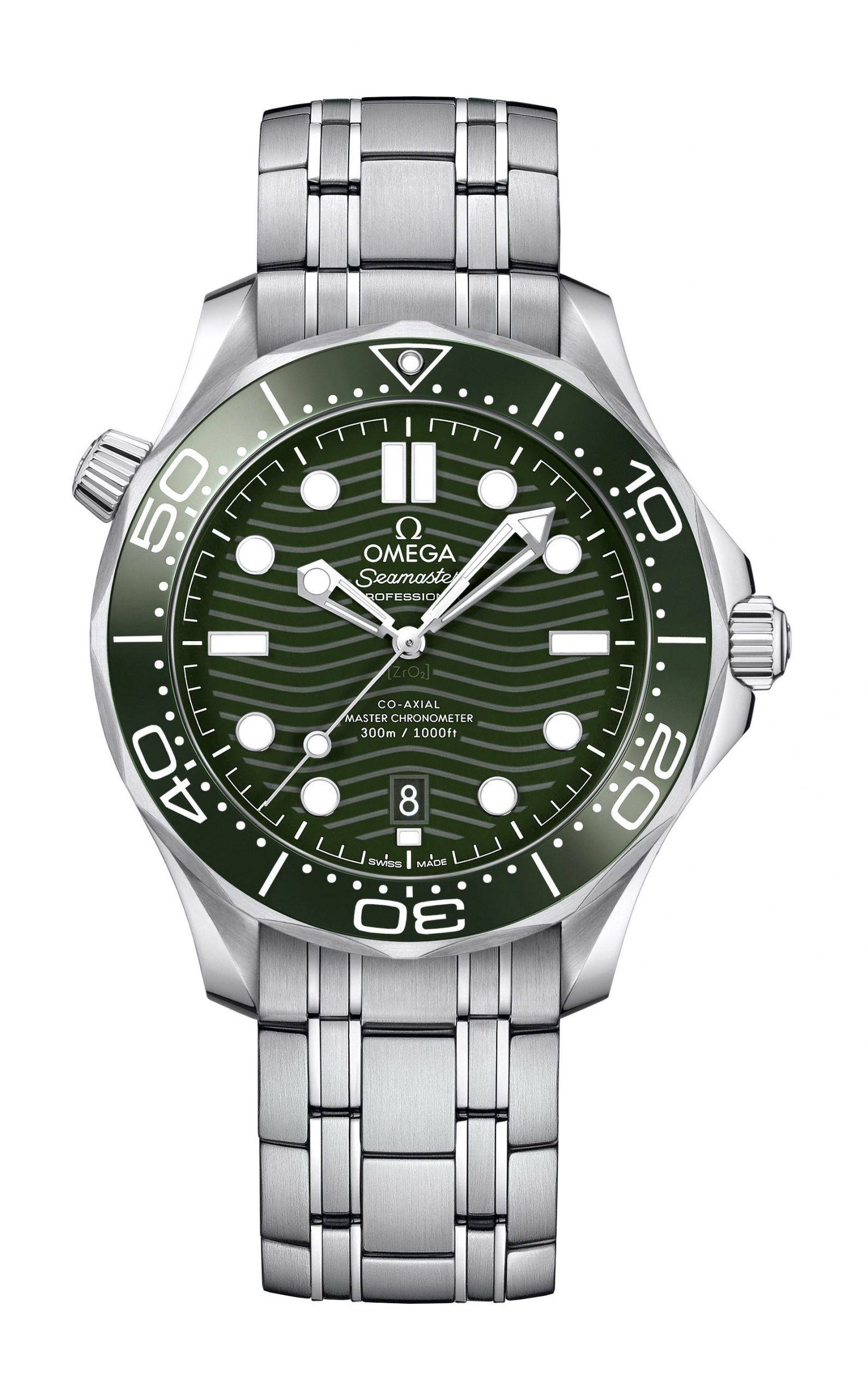 Omega Seamaster luxury timepiece - detailed view