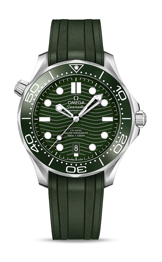 Omega Seamaster luxury timepiece - detailed view