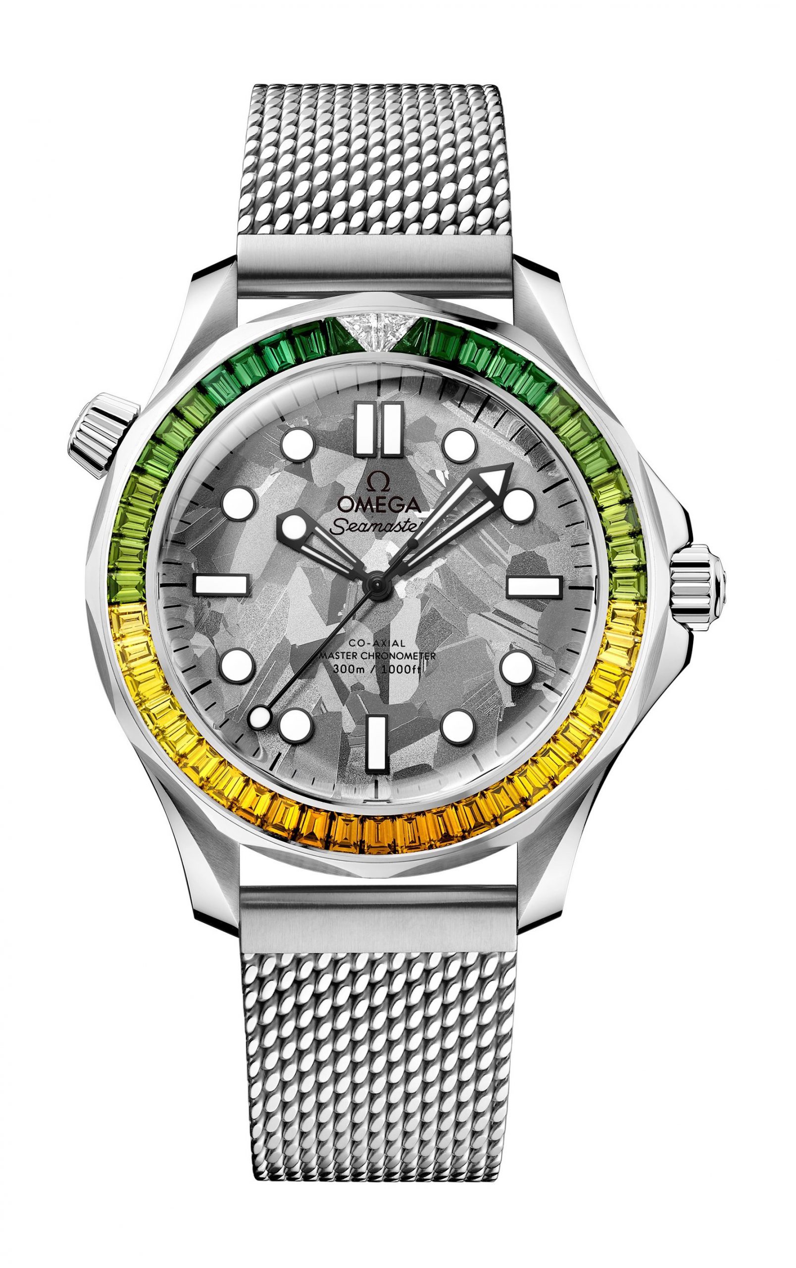 Omega Seamaster luxury timepiece - detailed view