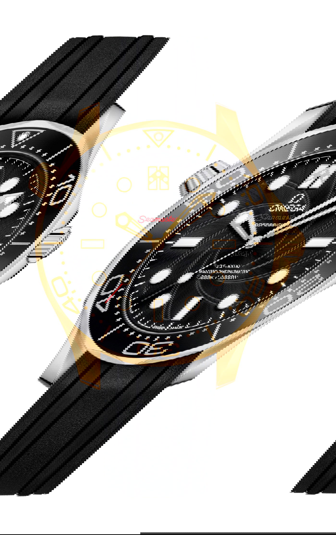 Omega Seamaster luxury timepiece - detailed view