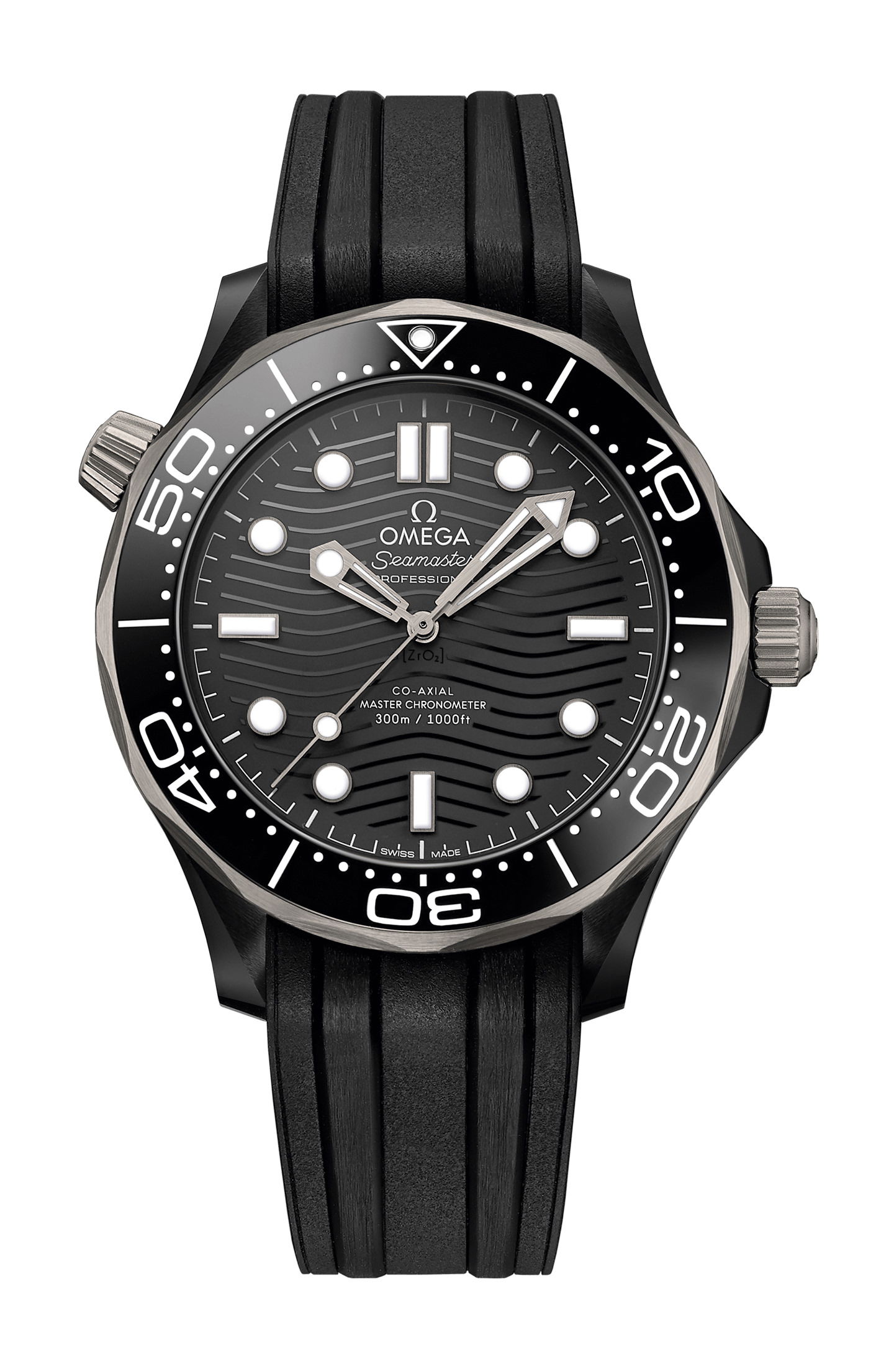 Omega Seamaster luxury timepiece - detailed view