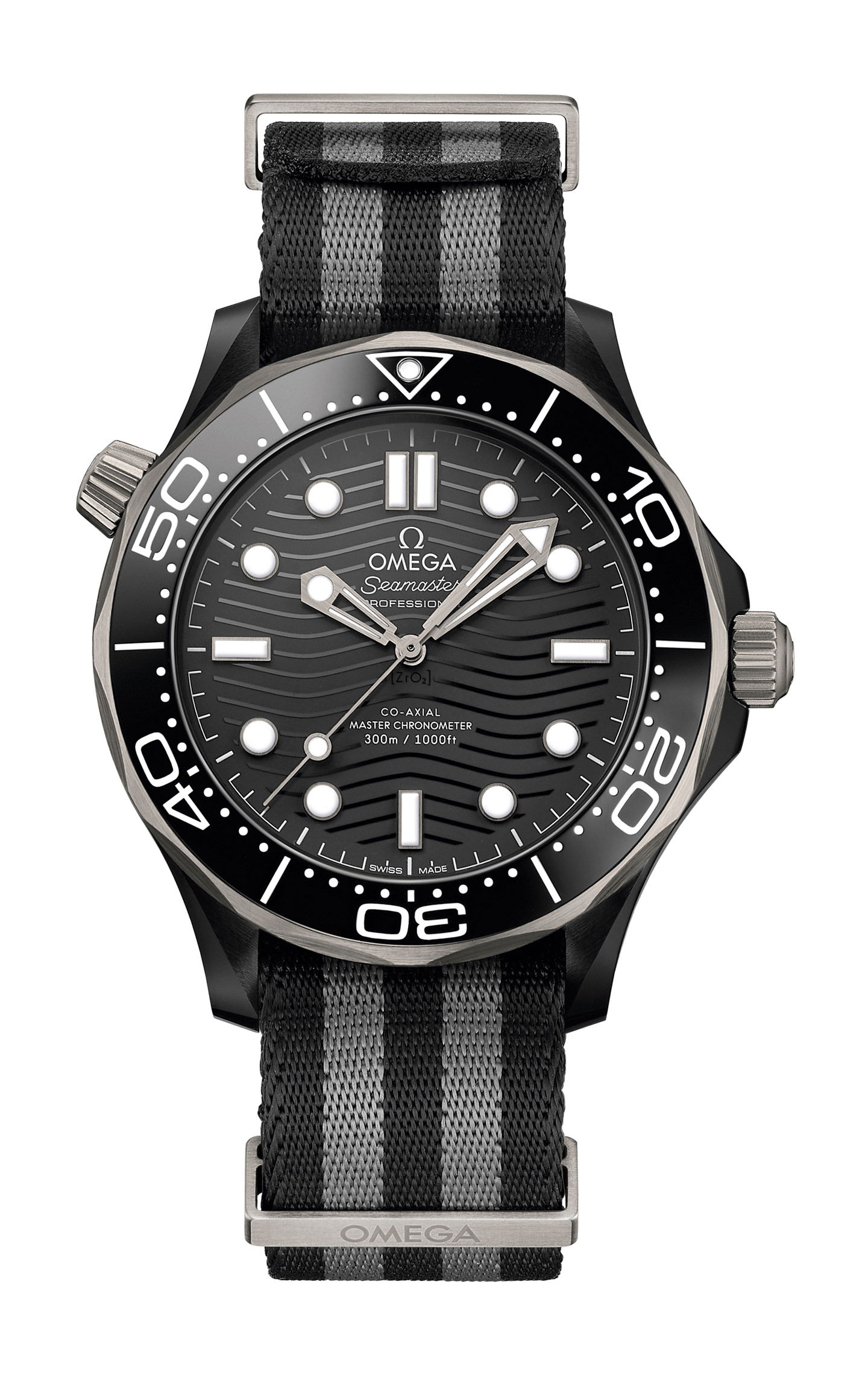 Omega Seamaster luxury timepiece - detailed view