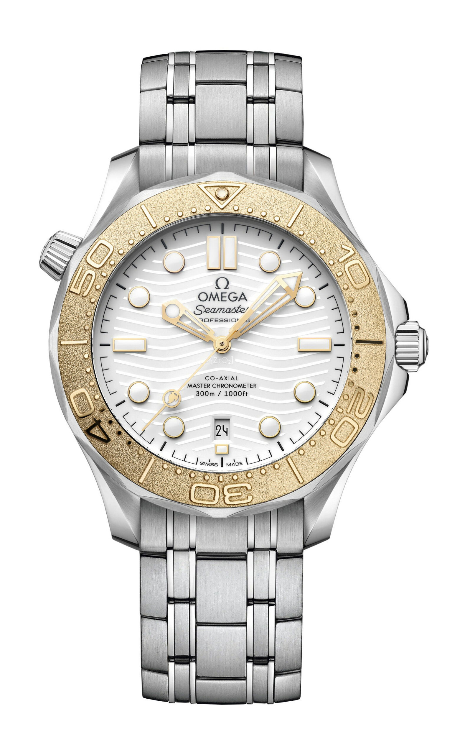 Omega Seamaster luxury timepiece - detailed view