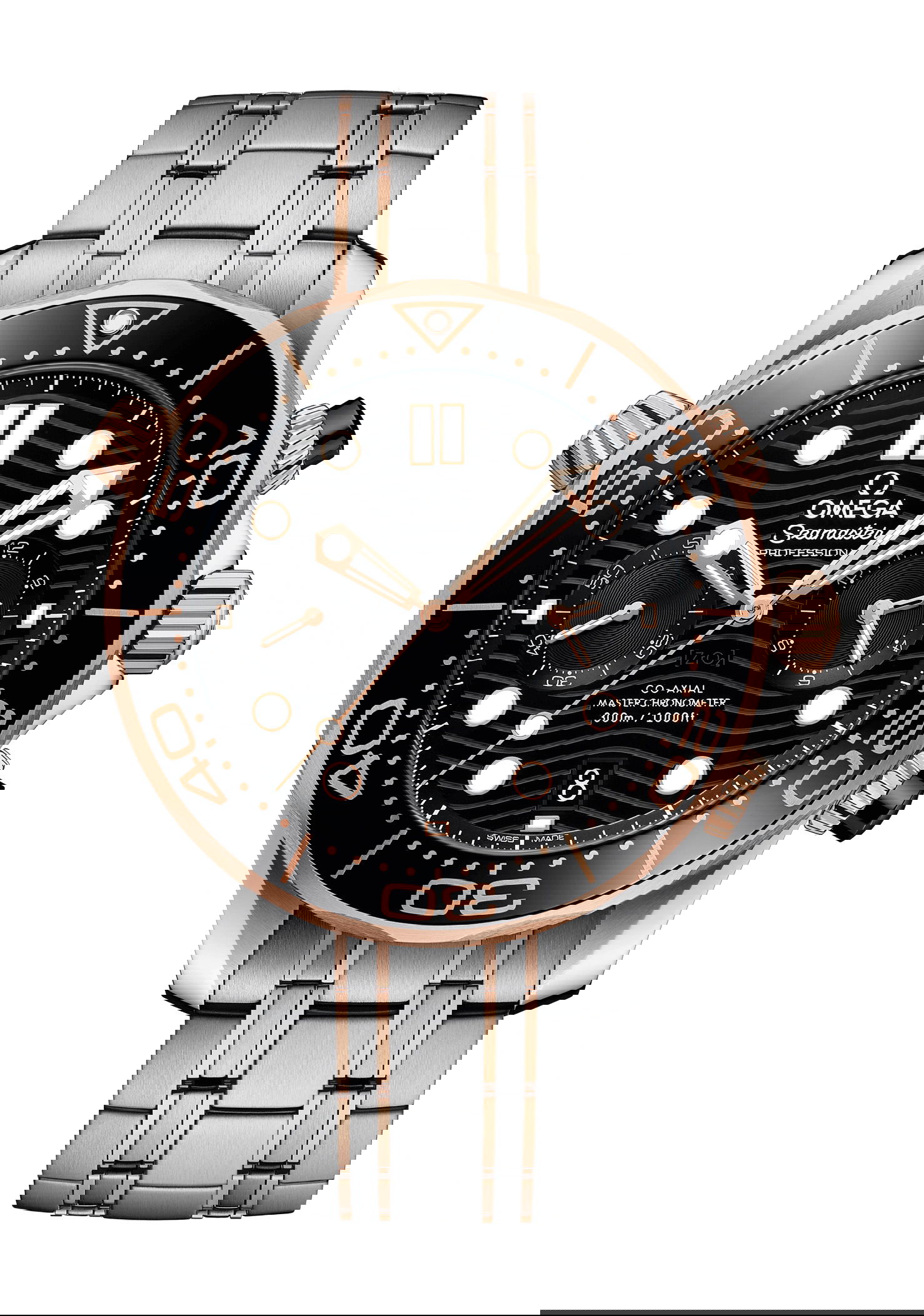 Omega Seamaster luxury timepiece - detailed view