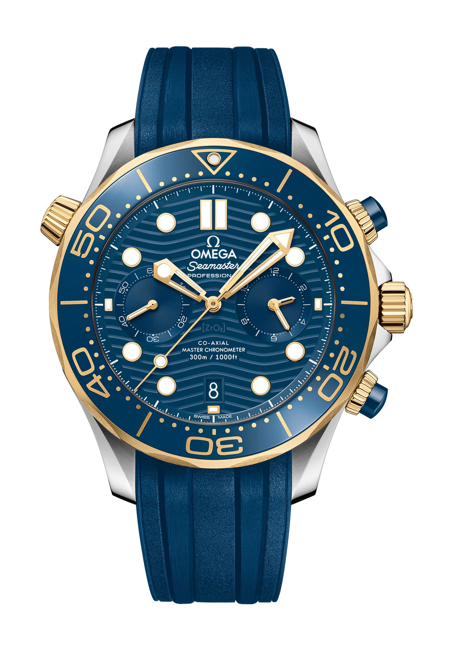 Omega Seamaster luxury timepiece - detailed view