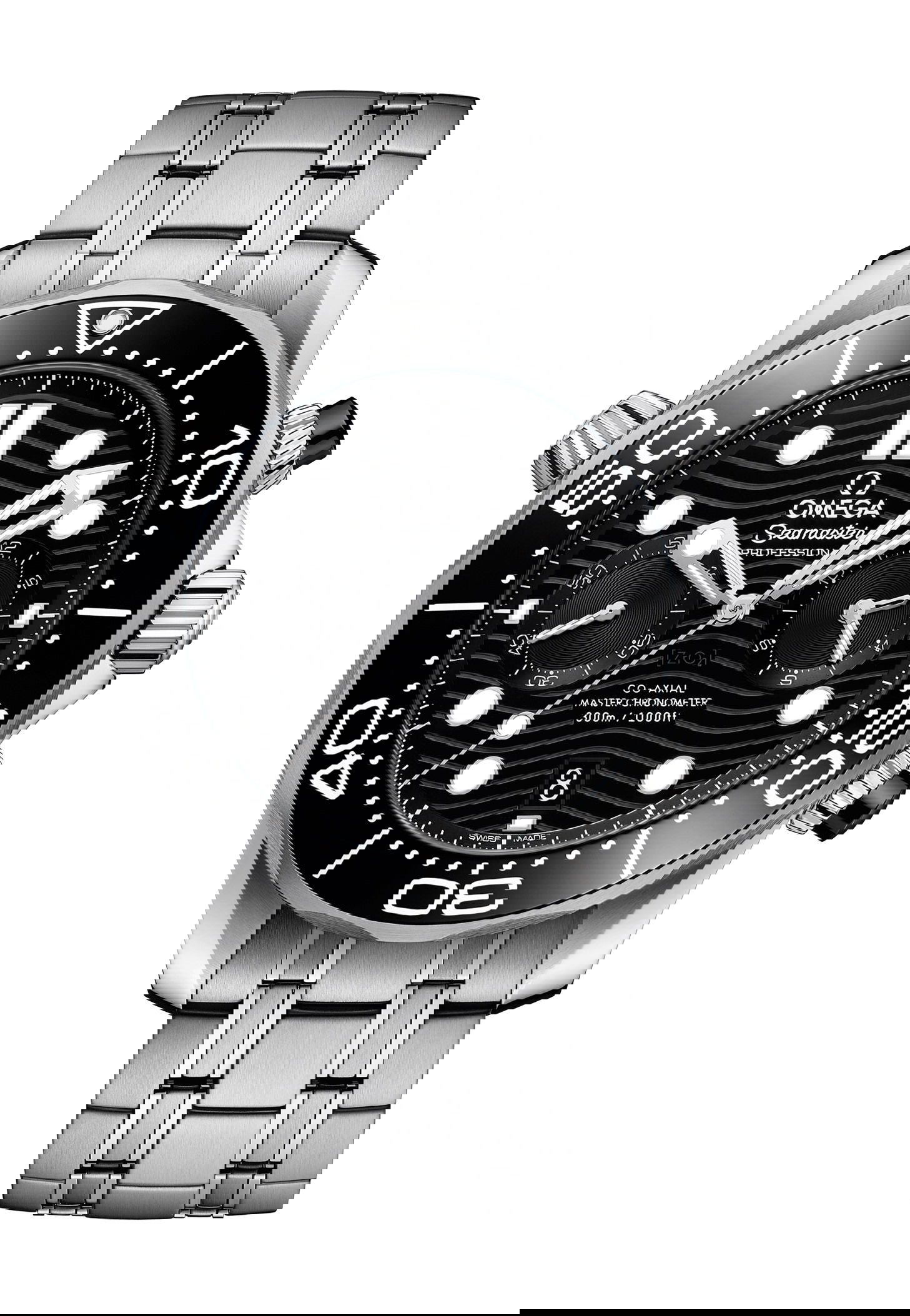 Omega Seamaster luxury timepiece - detailed view