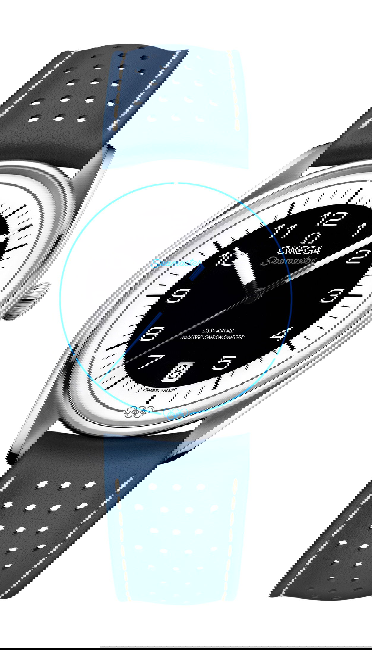 Omega Seamaster luxury timepiece - detailed view