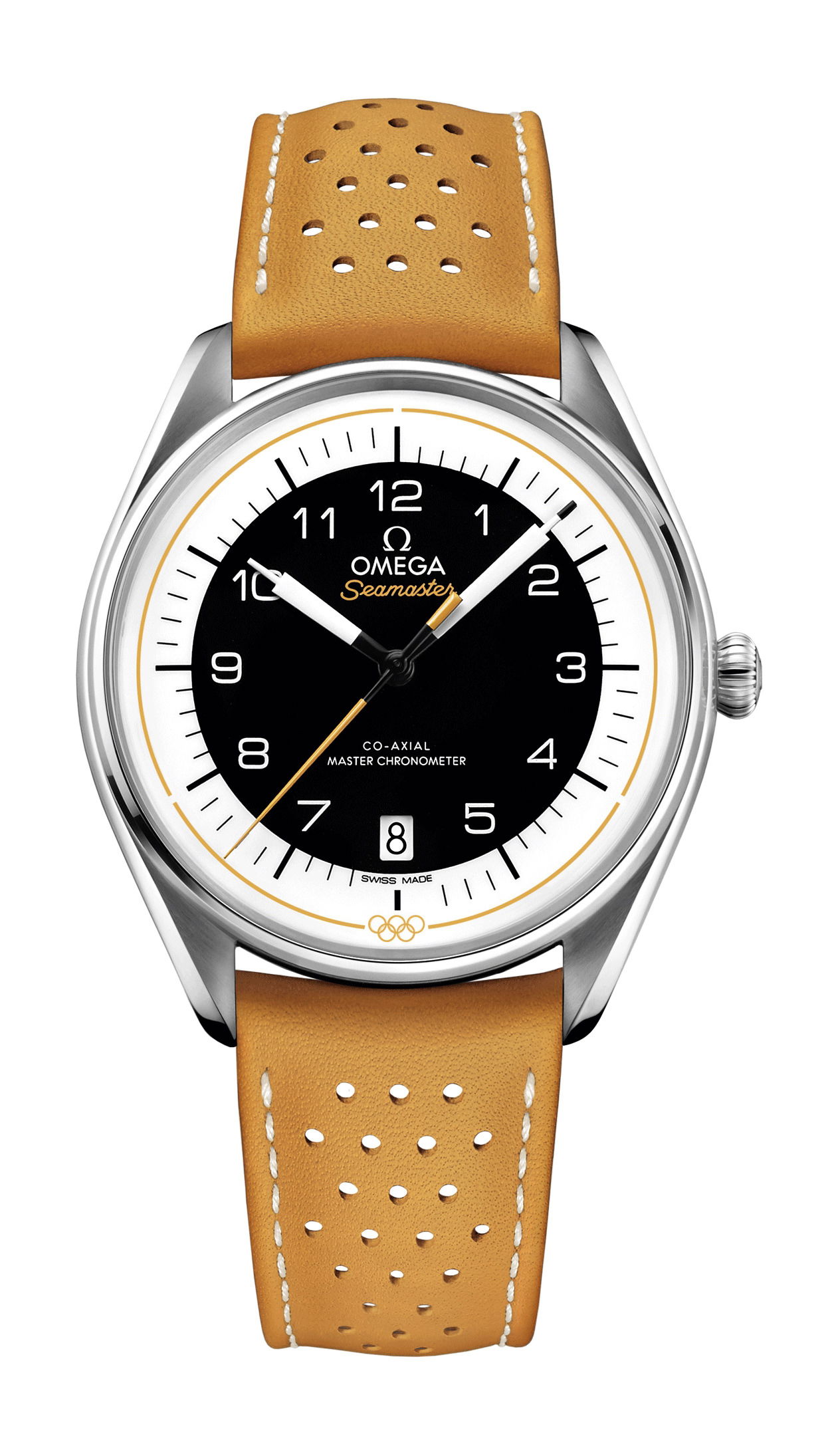 Omega Seamaster luxury timepiece - detailed view
