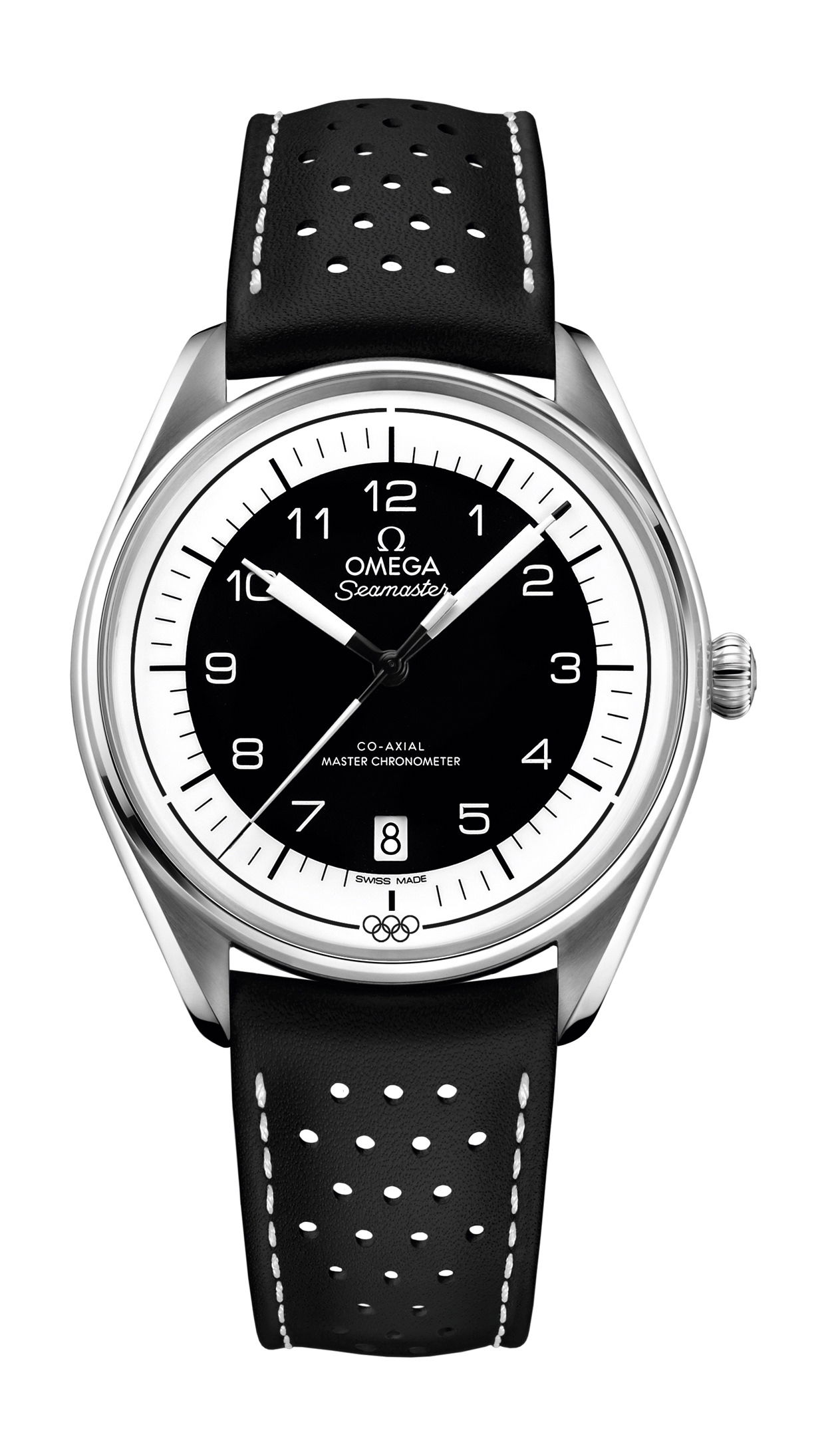 Omega Seamaster luxury timepiece - detailed view