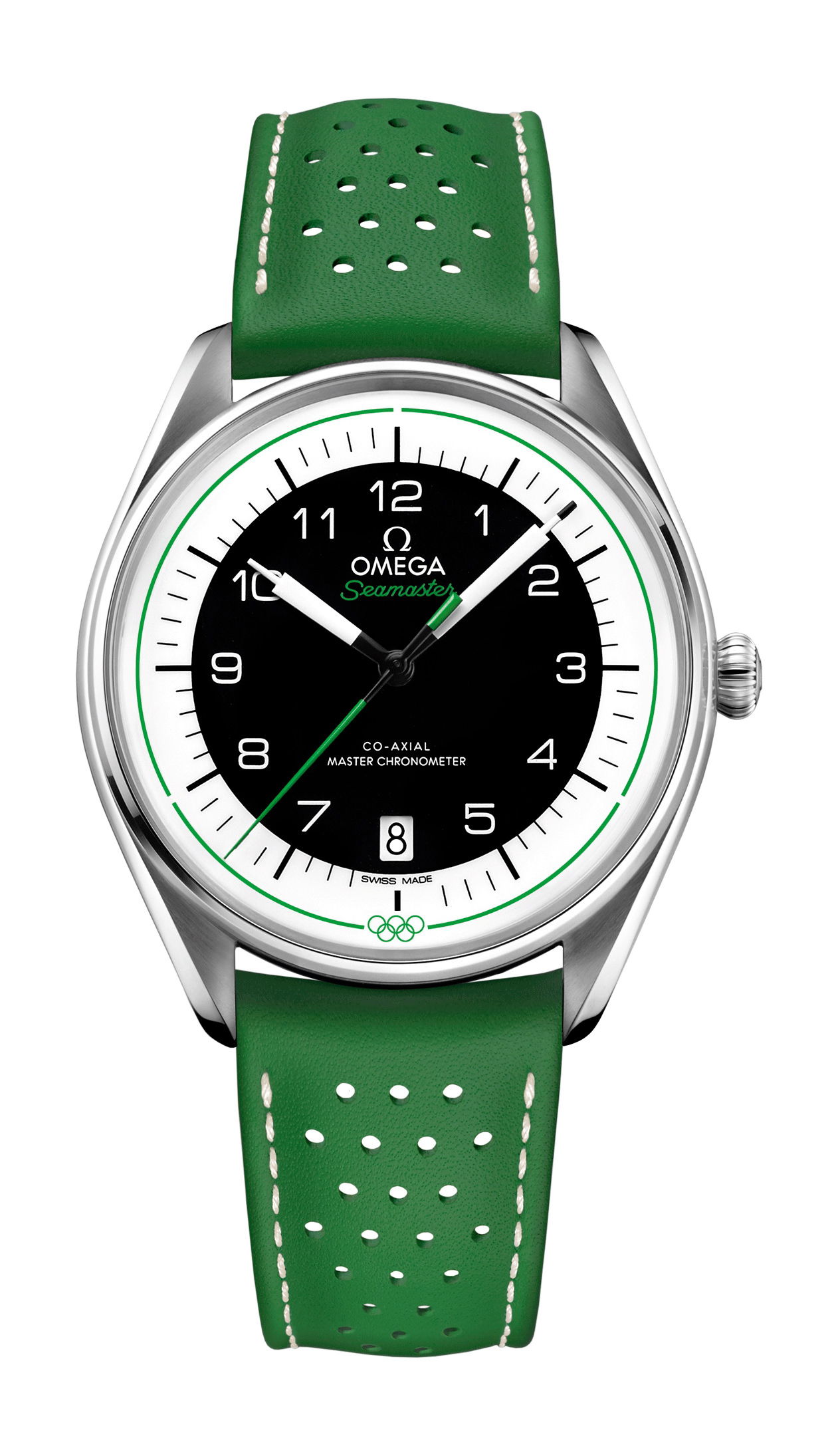 Omega Seamaster luxury timepiece - detailed view