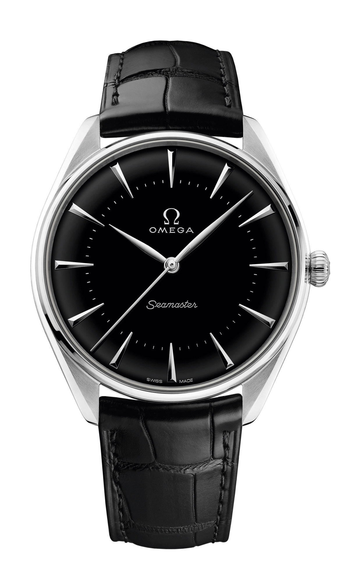 Omega Seamaster luxury timepiece - detailed view