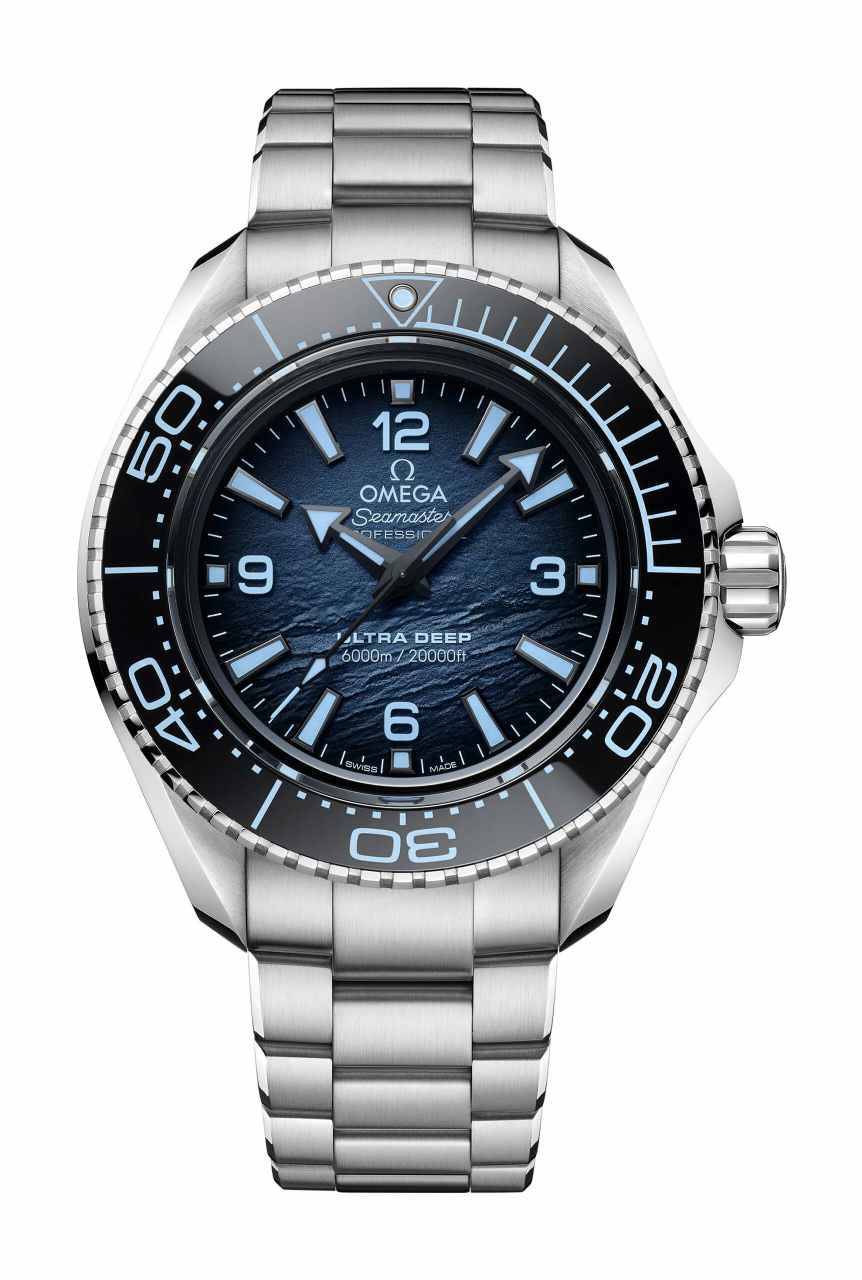 Omega Seamaster luxury timepiece - detailed view