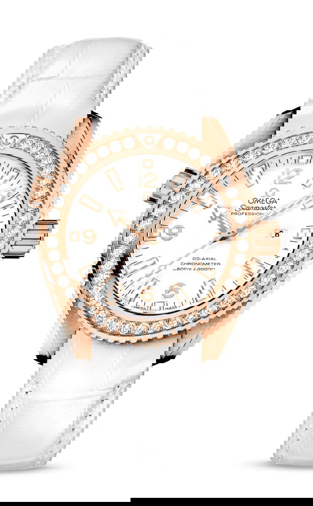 Omega Seamaster luxury timepiece - detailed view