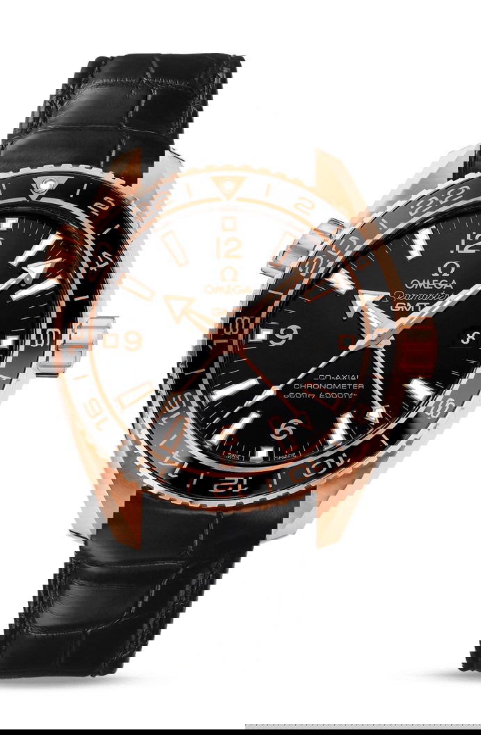 Omega Seamaster luxury timepiece - detailed view