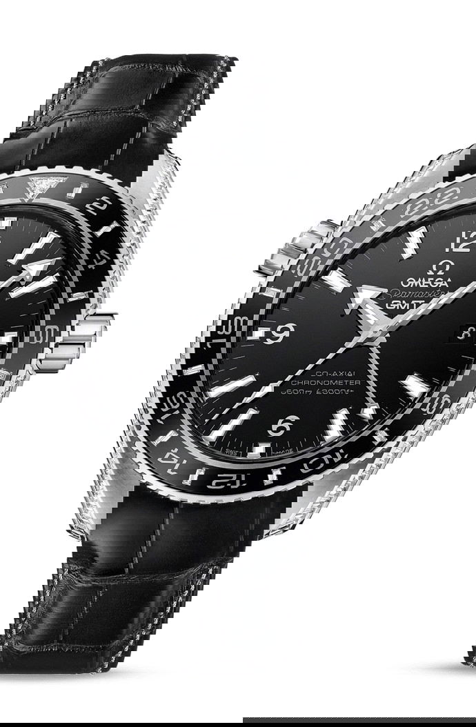 Omega Seamaster luxury timepiece - detailed view