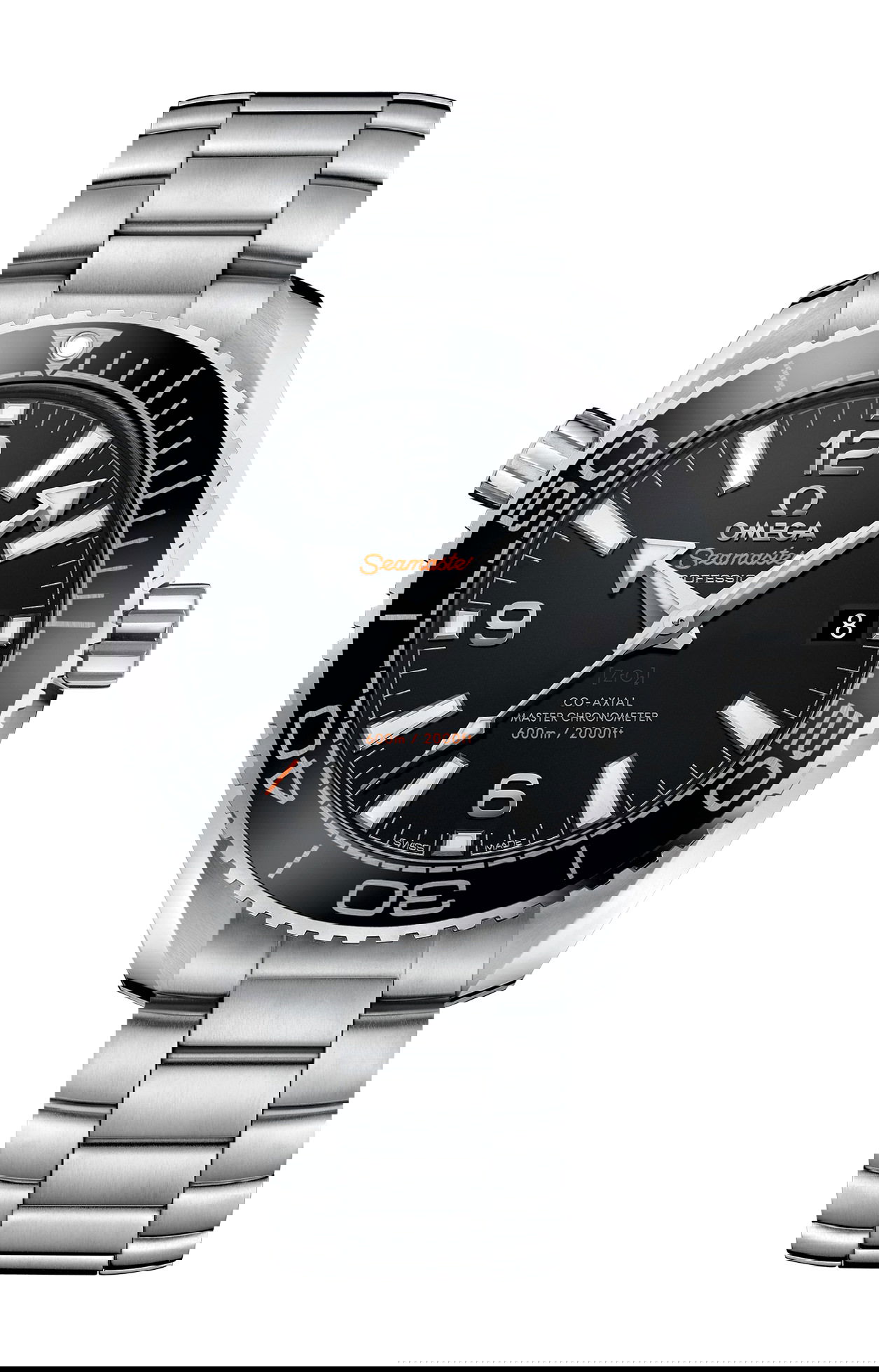 Omega Seamaster luxury timepiece - detailed view