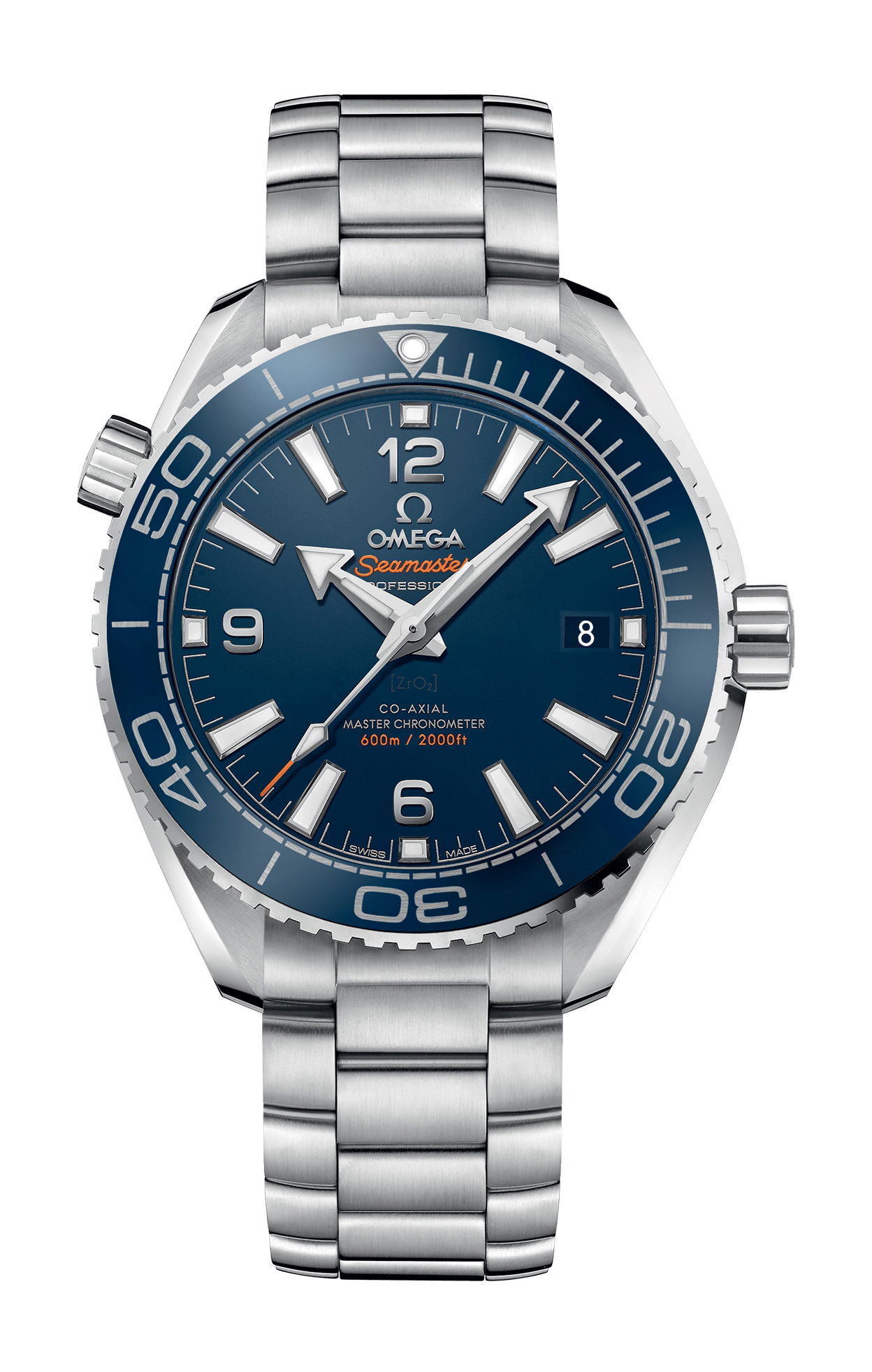 Omega Seamaster luxury timepiece - detailed view
