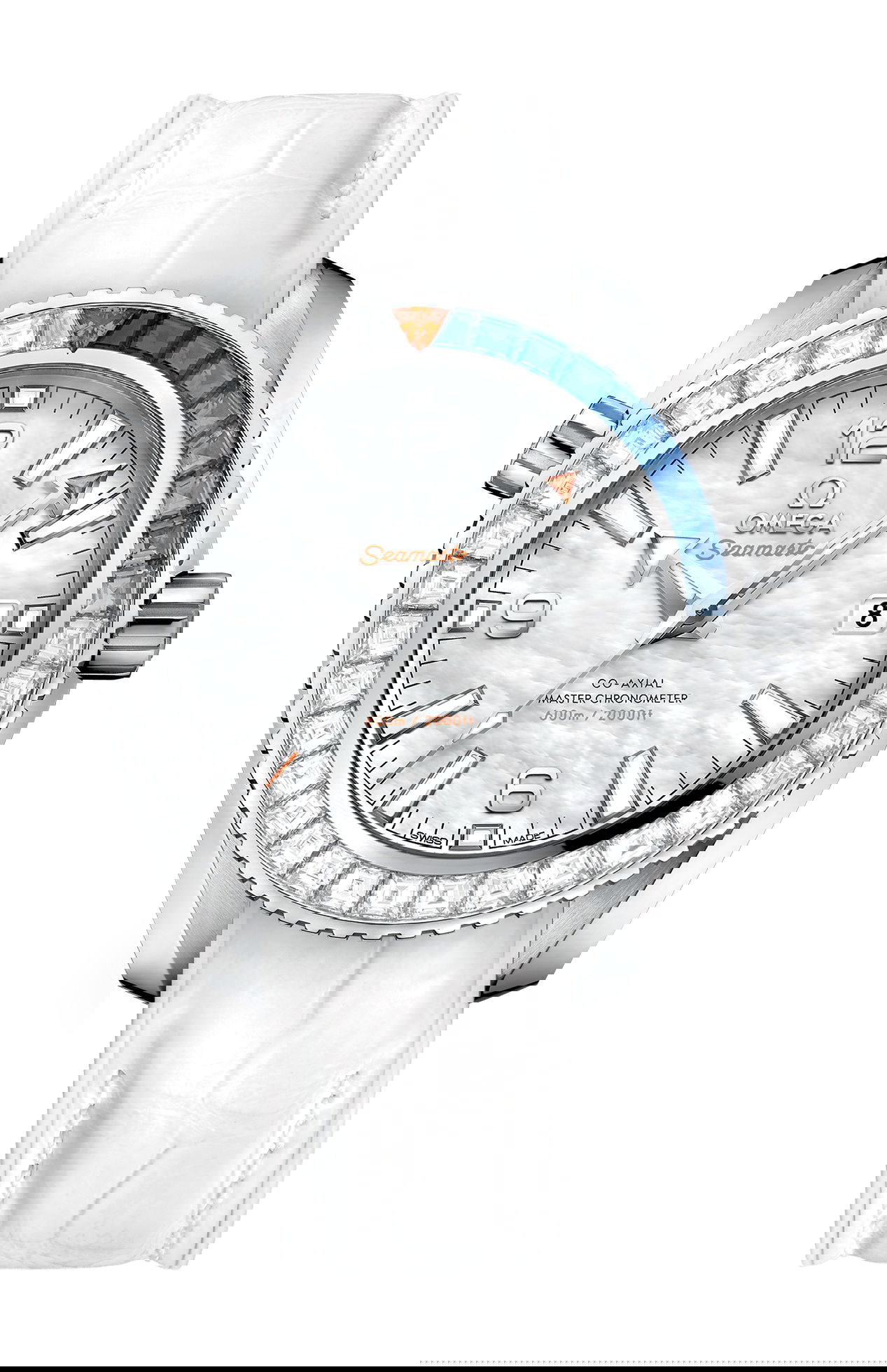 Omega Seamaster luxury timepiece - detailed view