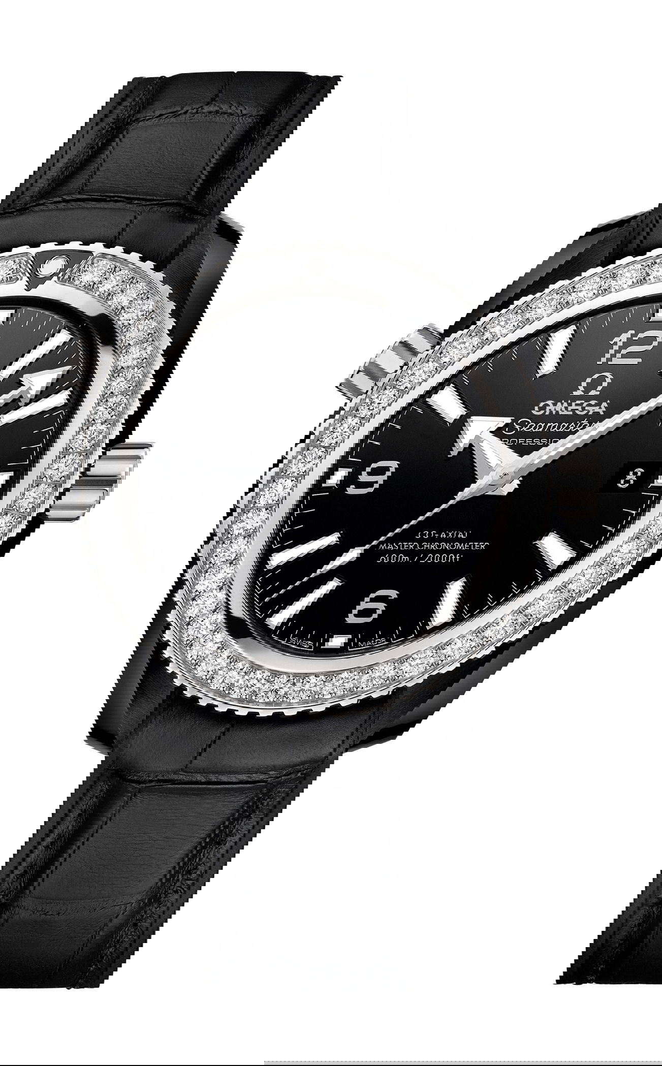 Omega Seamaster luxury timepiece - detailed view