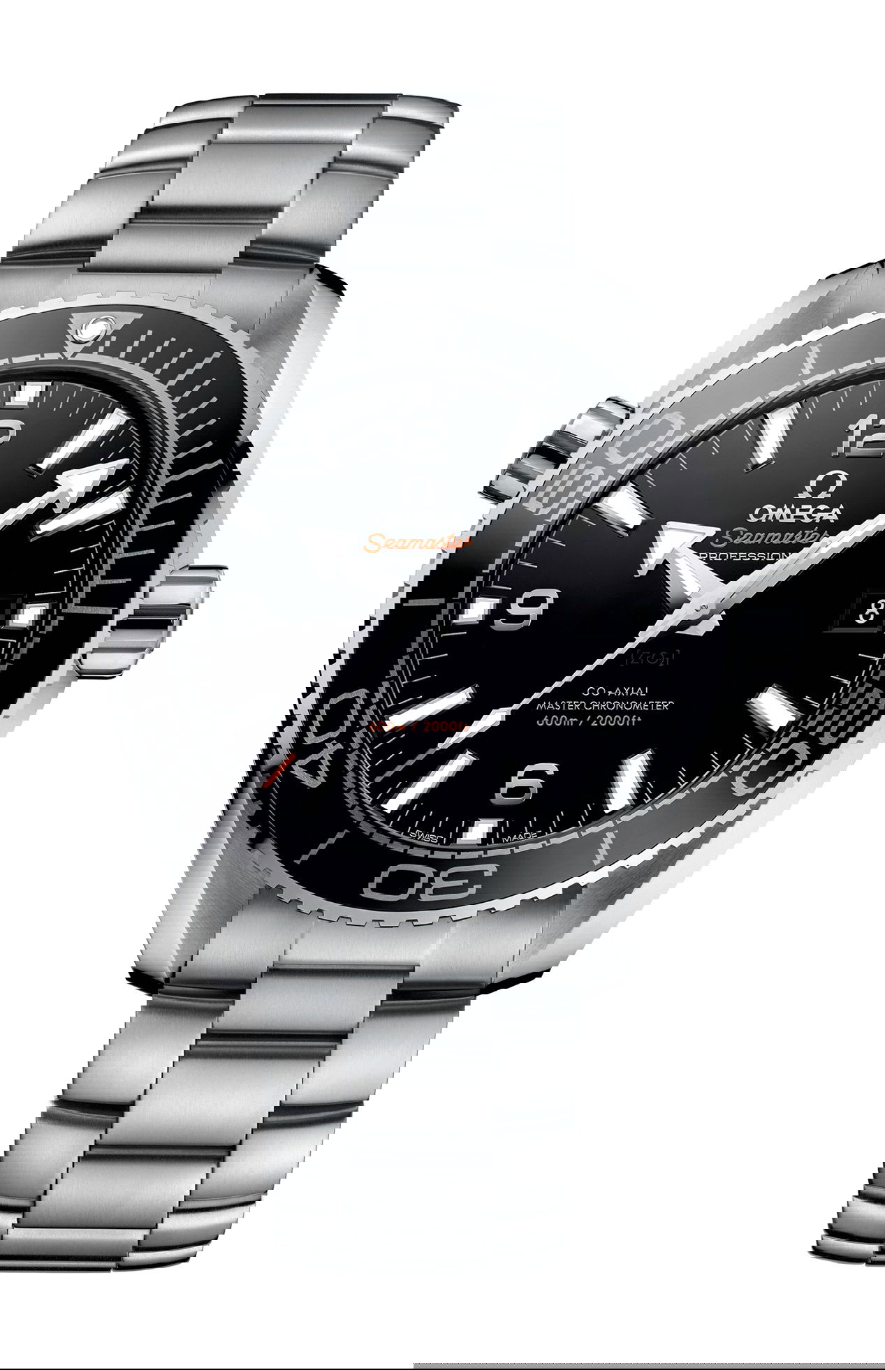 Omega Seamaster luxury timepiece - detailed view