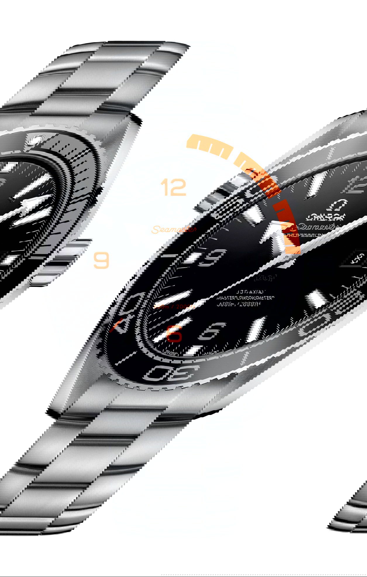 Omega Seamaster luxury timepiece - detailed view