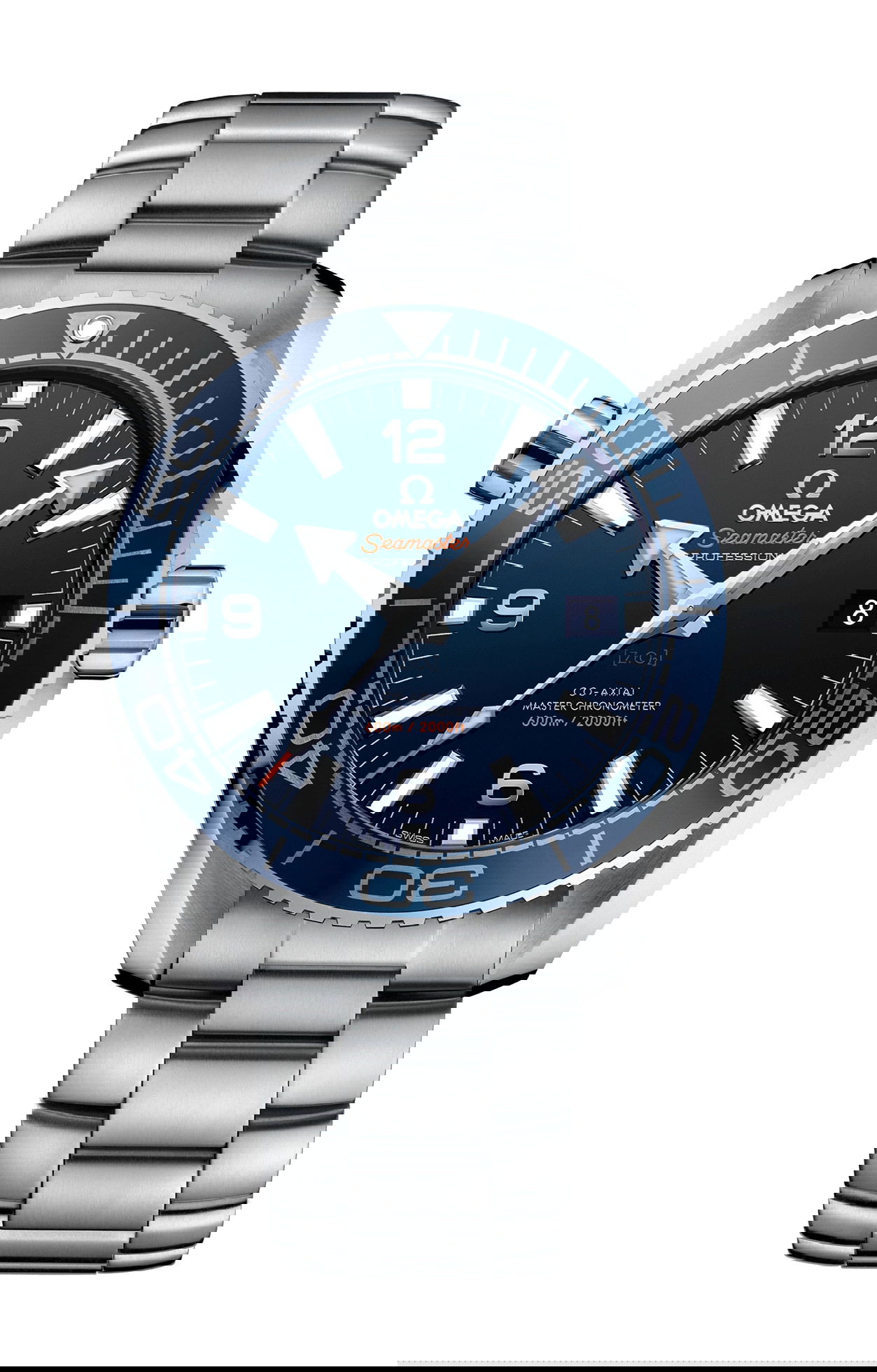 Omega Seamaster luxury timepiece - detailed view