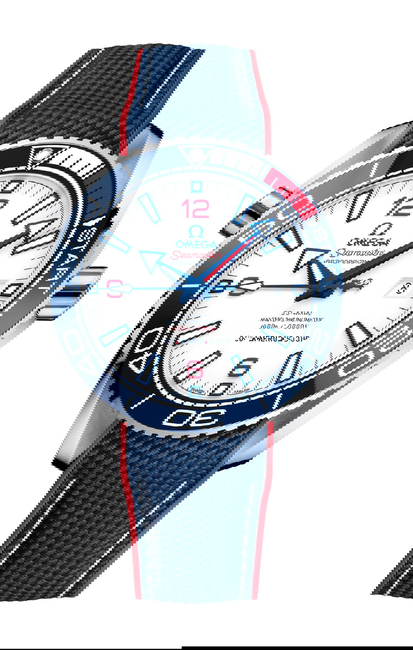 Omega Seamaster luxury timepiece - detailed view