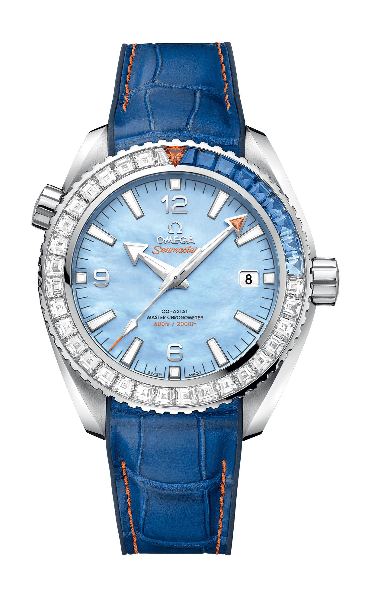 Omega Seamaster luxury timepiece - detailed view