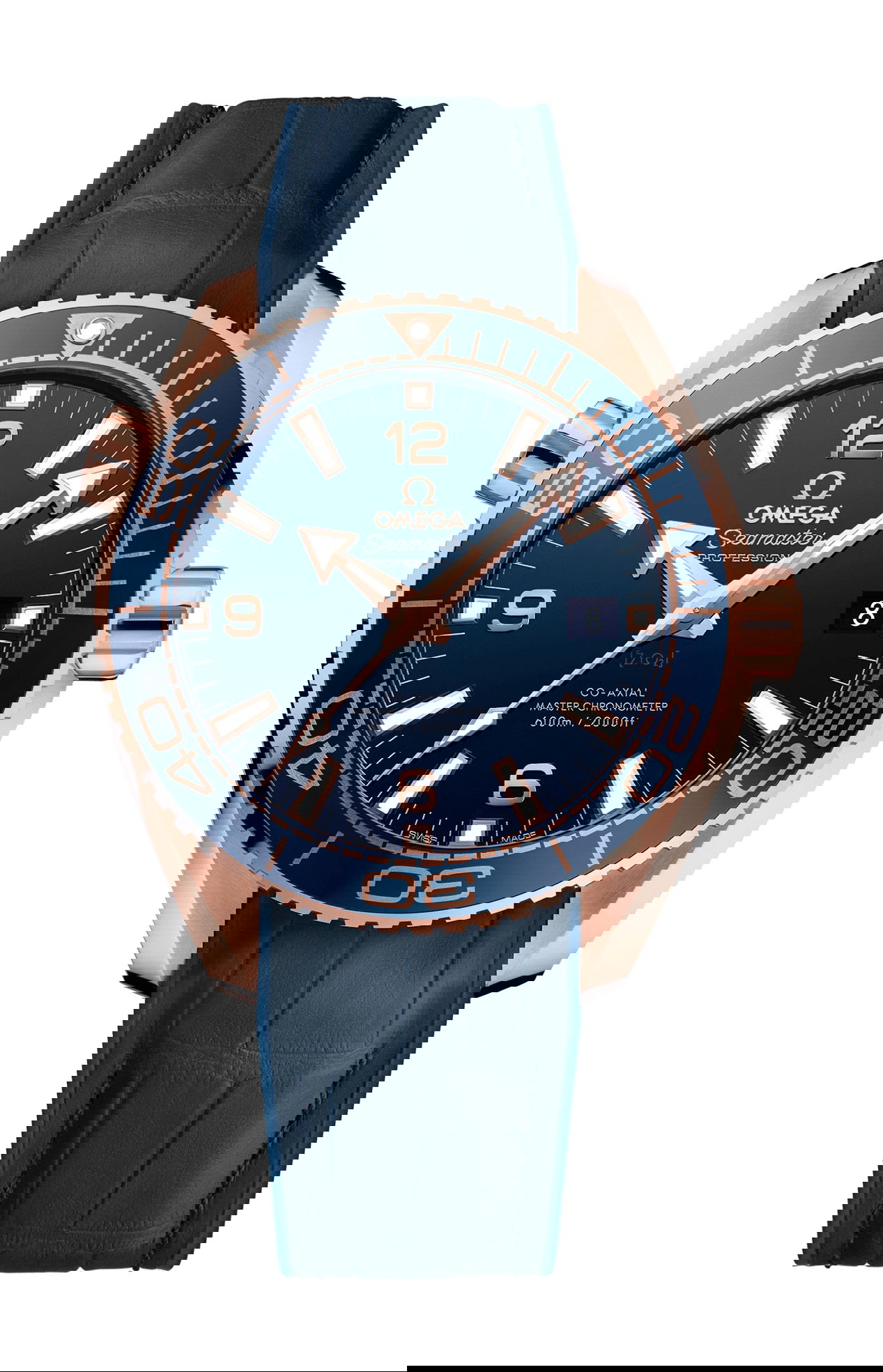 Omega Seamaster luxury timepiece - detailed view