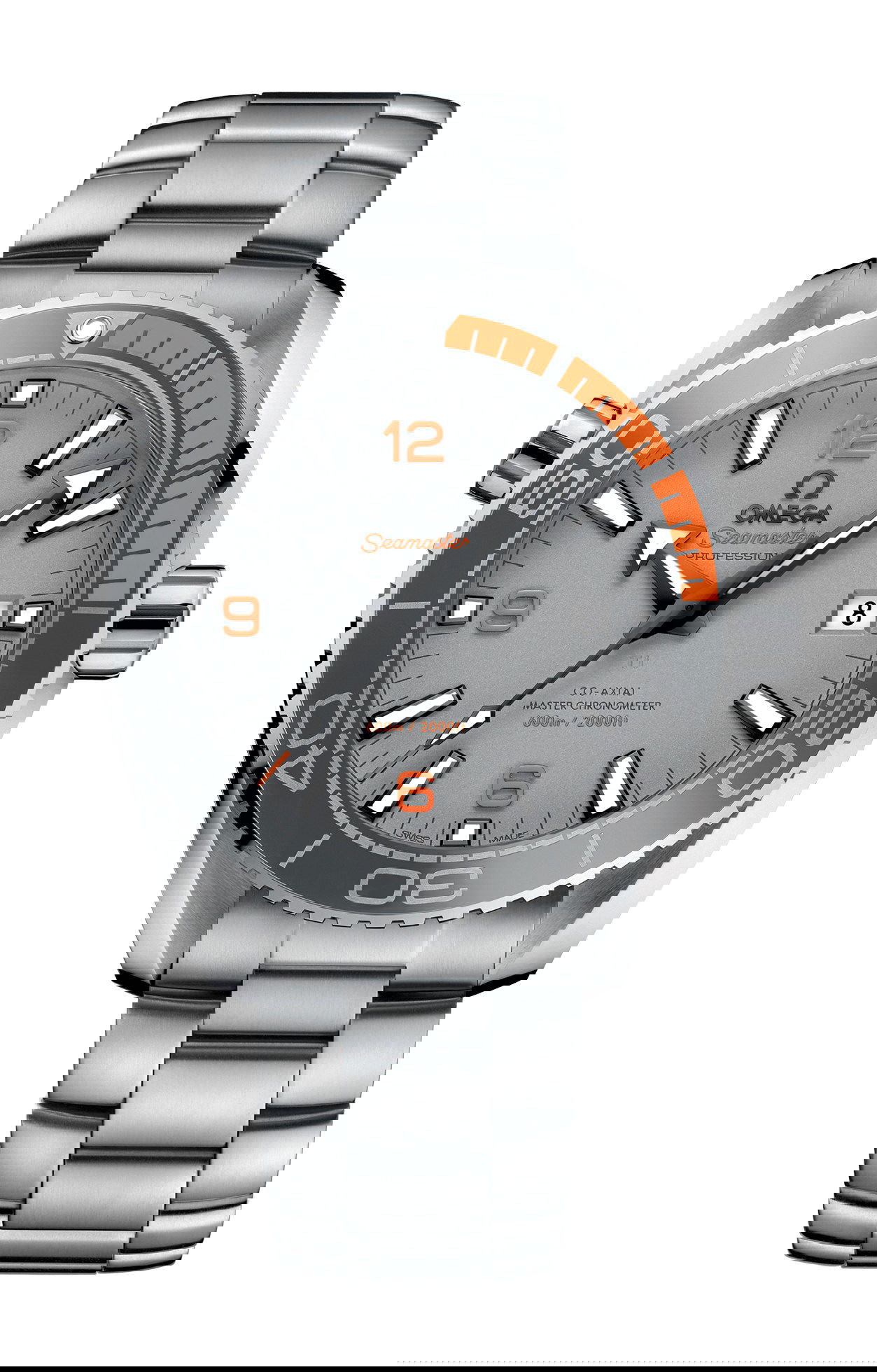 Omega Seamaster luxury timepiece - detailed view