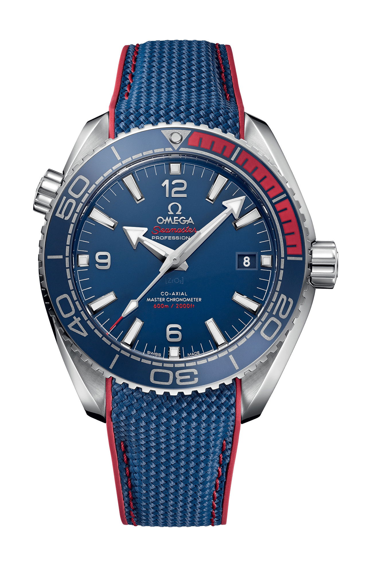 Omega Seamaster luxury timepiece - detailed view