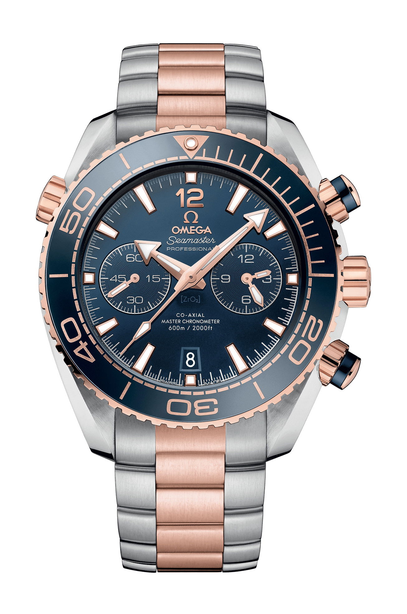 Omega Seamaster luxury timepiece - detailed view