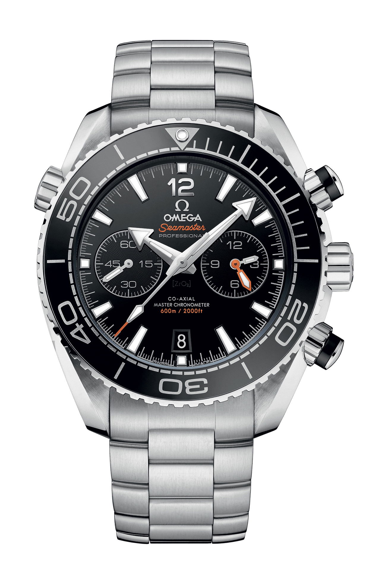 Omega Seamaster luxury timepiece - detailed view