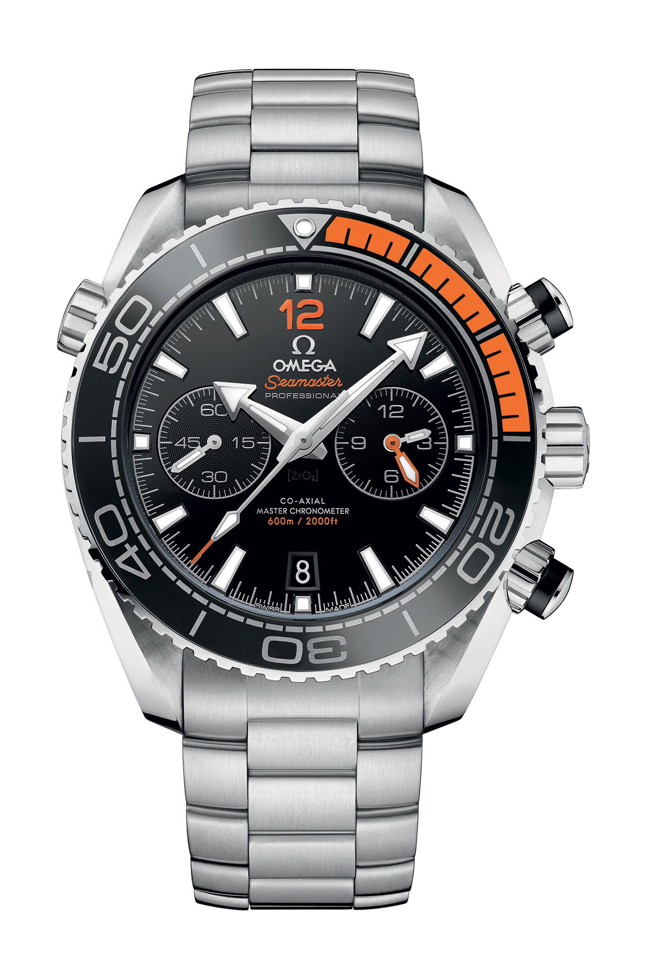 Omega Seamaster luxury timepiece - detailed view