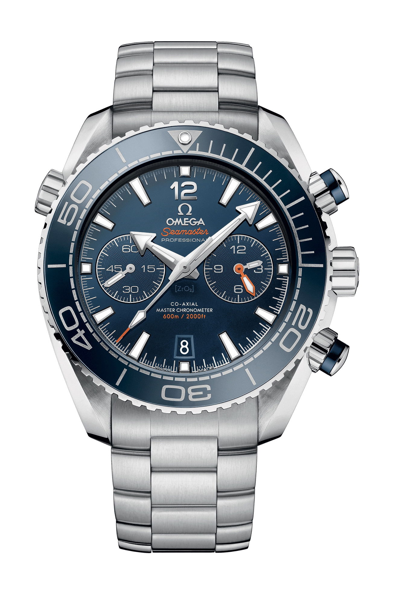 Omega Seamaster luxury timepiece - detailed view