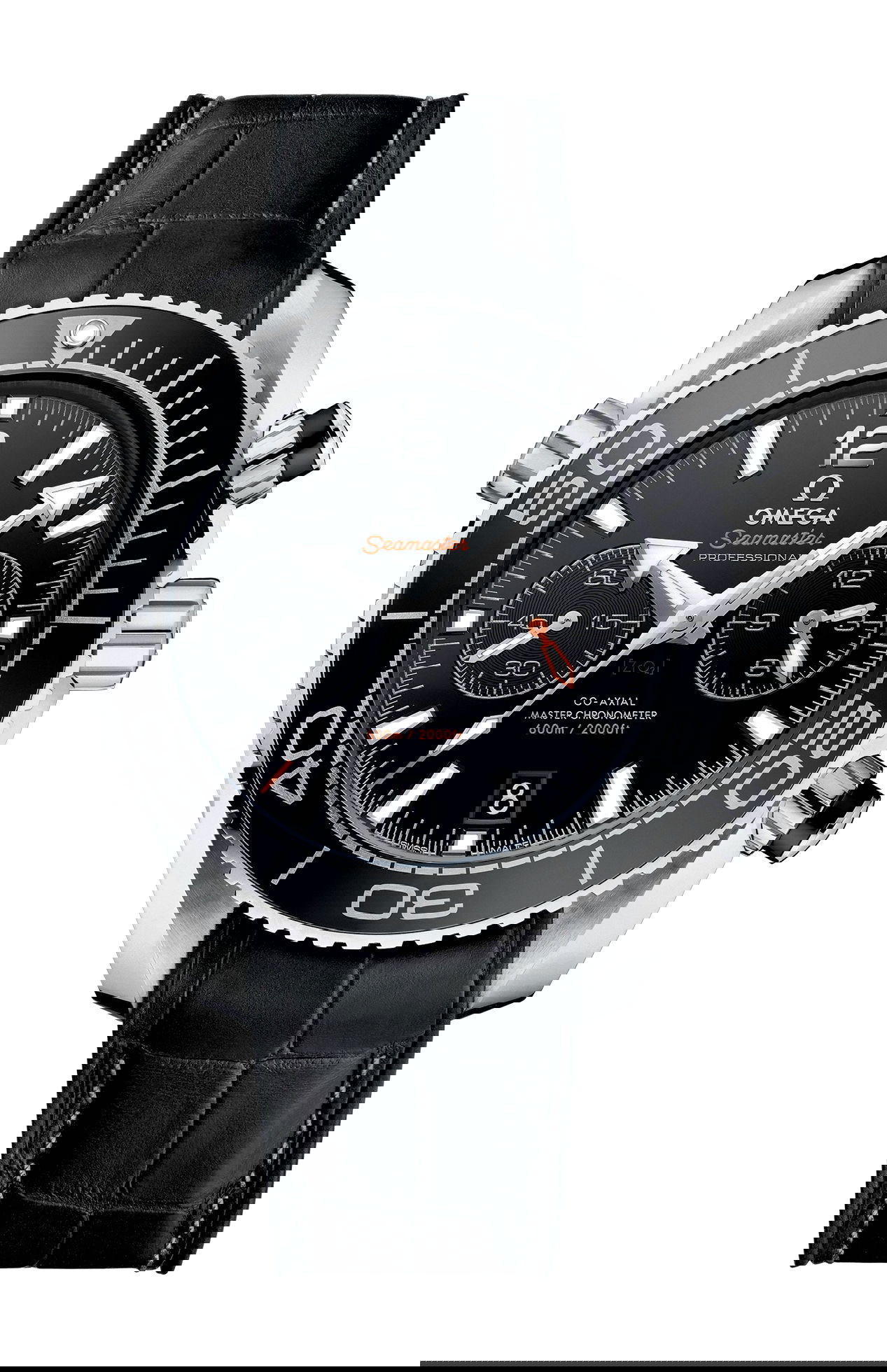 Omega Seamaster luxury timepiece - detailed view