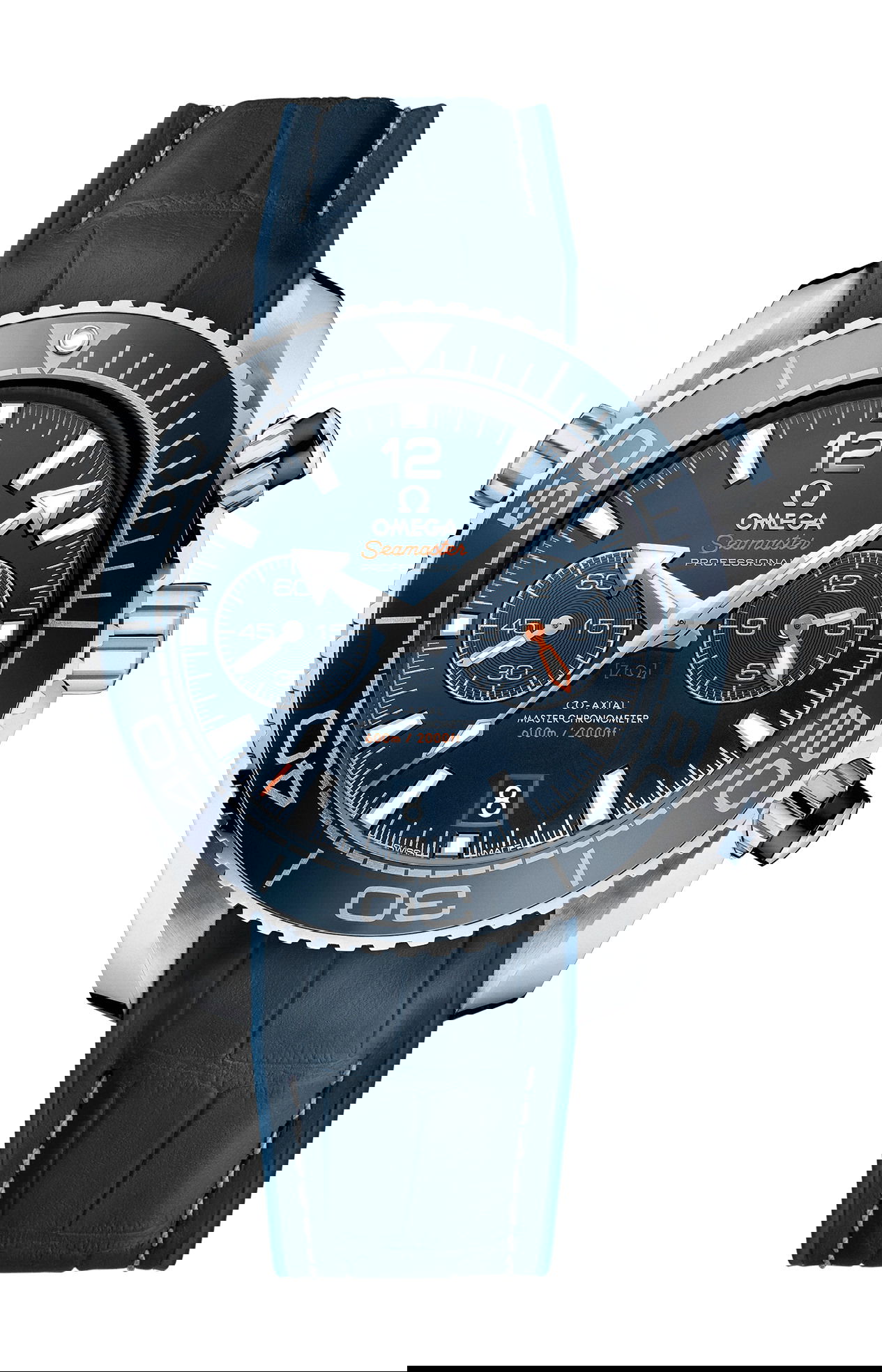Omega Seamaster luxury timepiece - detailed view