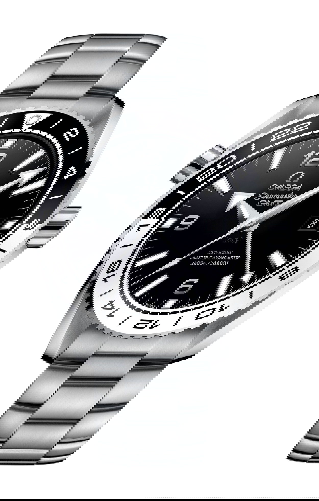 Omega Seamaster luxury timepiece - detailed view