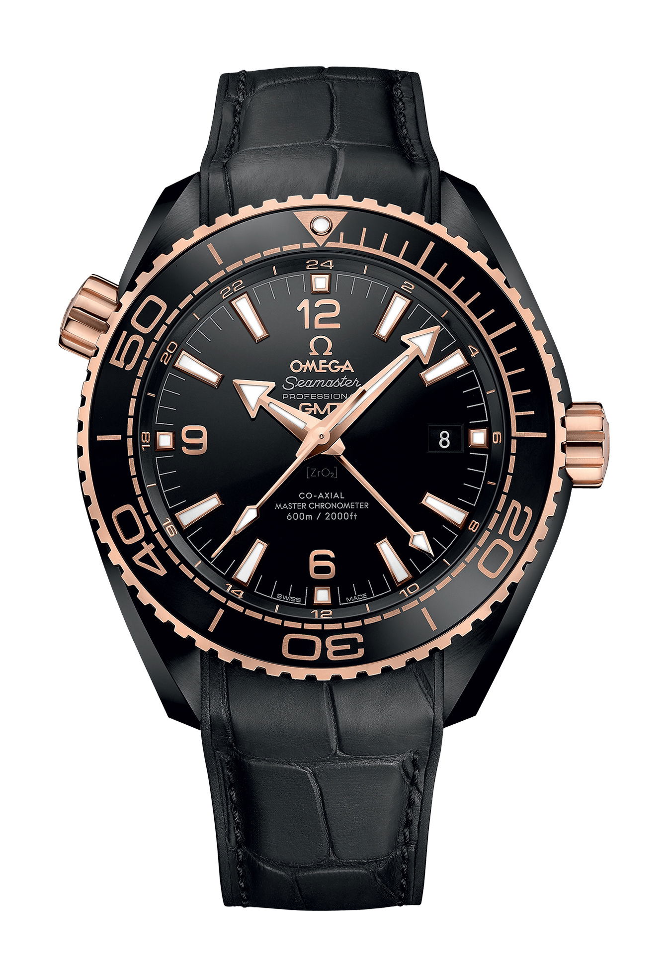 Omega Seamaster luxury timepiece - detailed view
