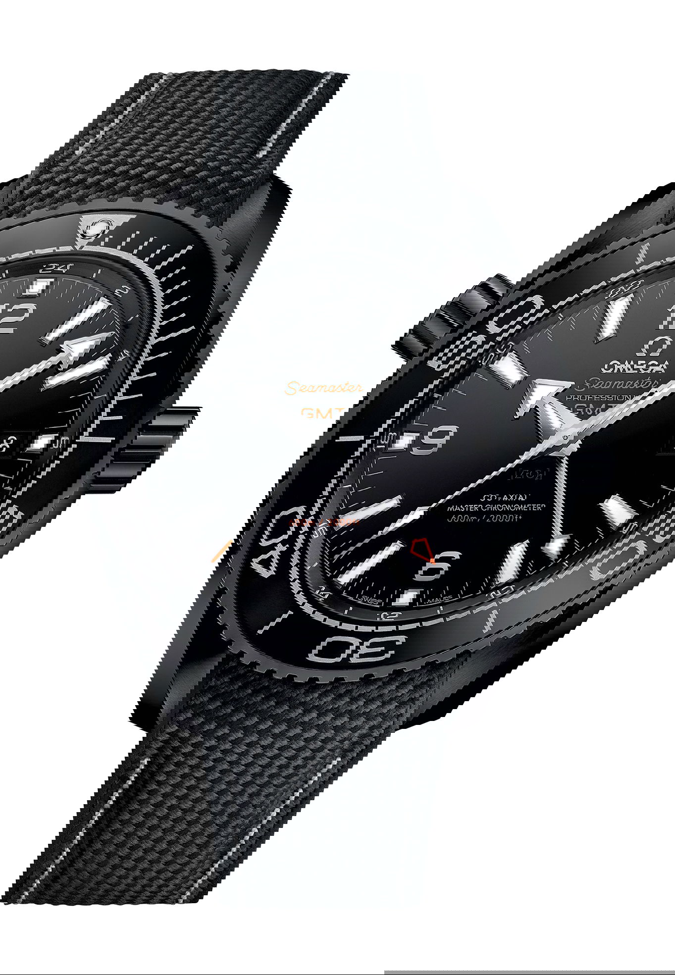 Omega Seamaster luxury timepiece - detailed view