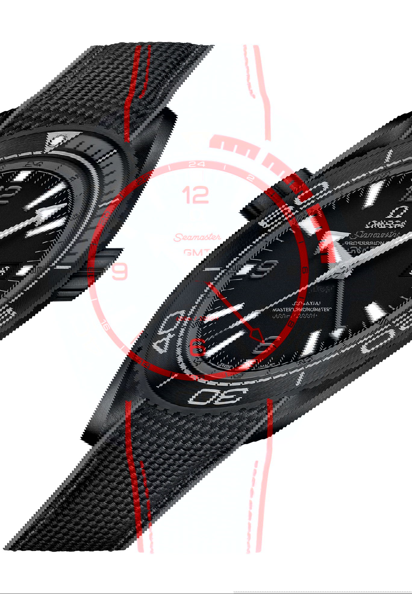 Omega Seamaster luxury timepiece - detailed view