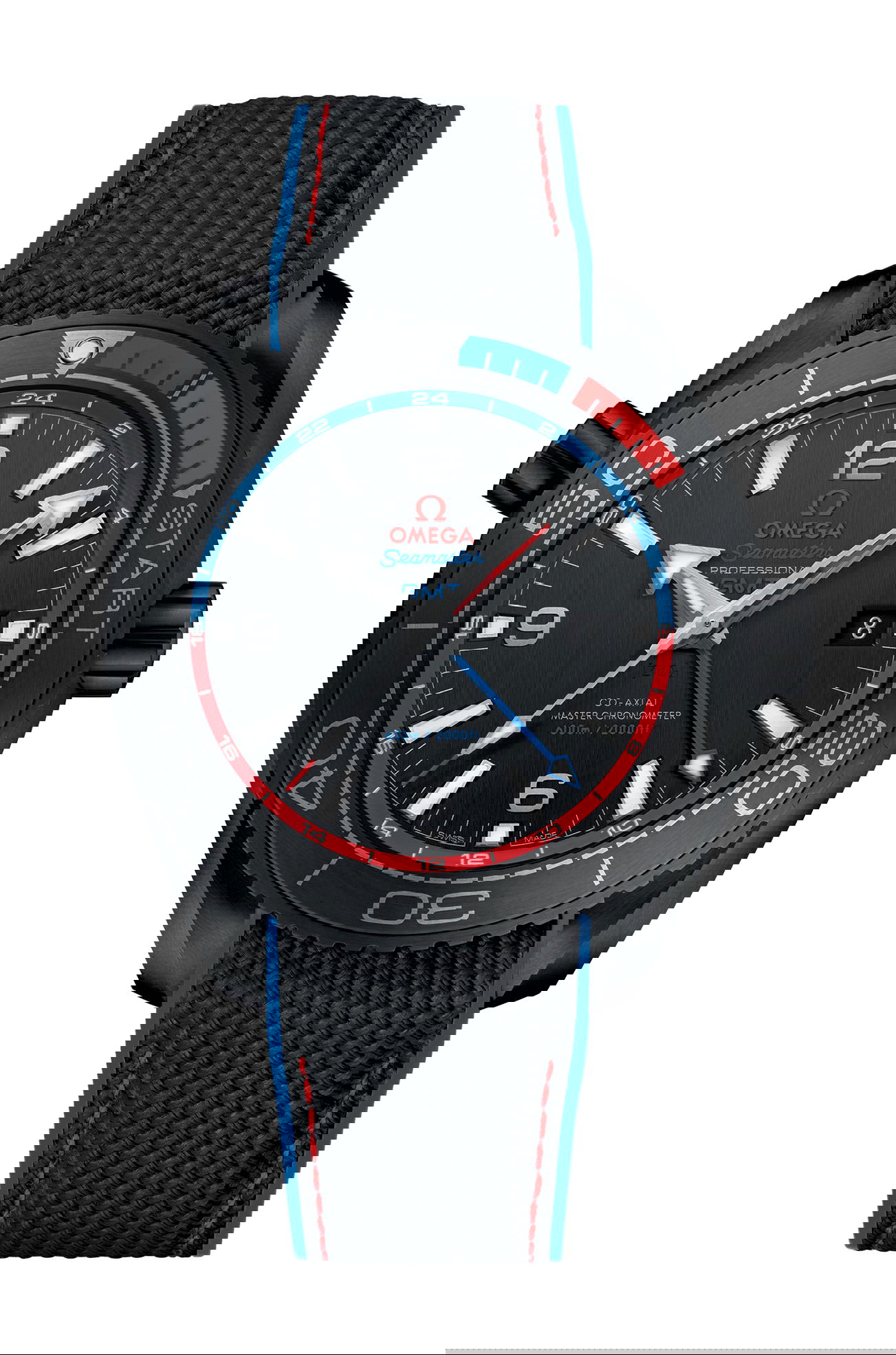Omega Seamaster luxury timepiece - detailed view