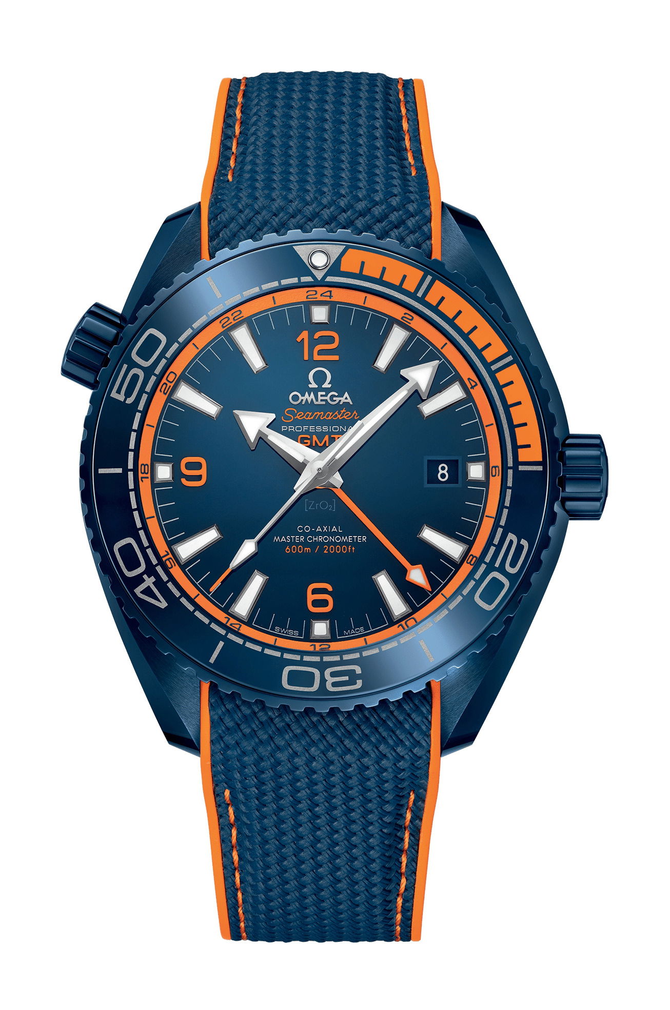 Omega Seamaster luxury timepiece - detailed view
