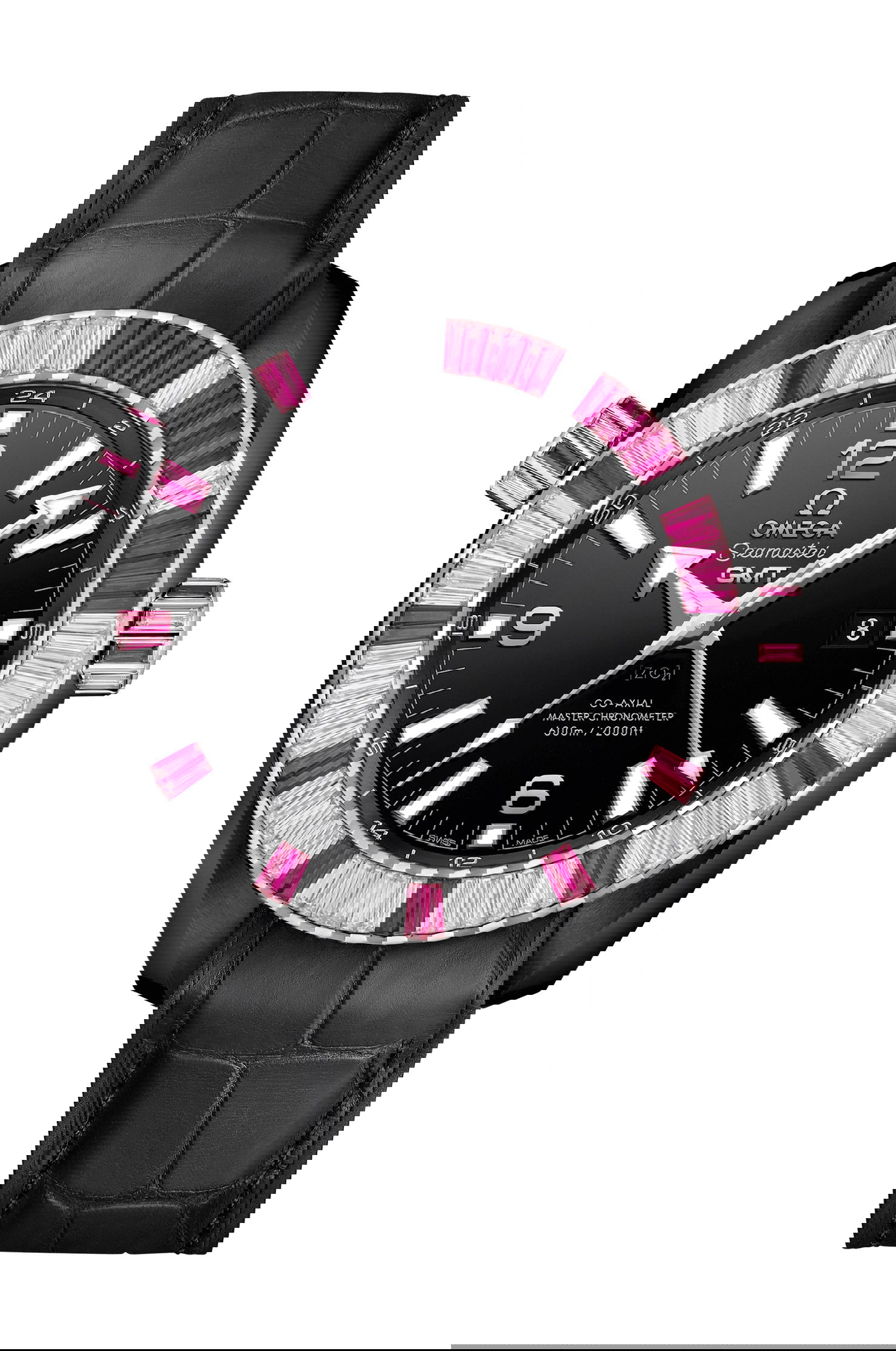 Omega Seamaster luxury timepiece - detailed view