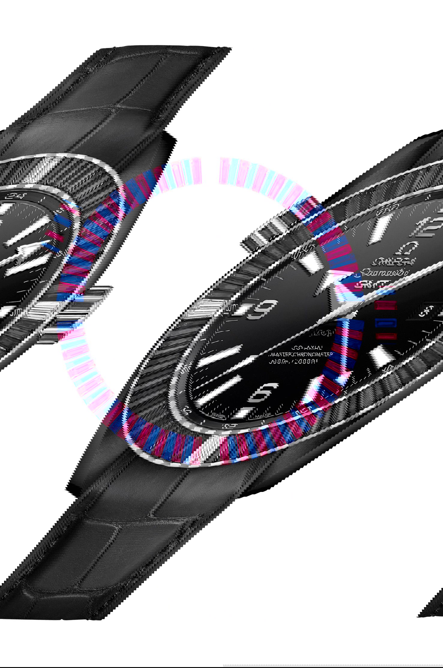 Omega Seamaster luxury timepiece - detailed view