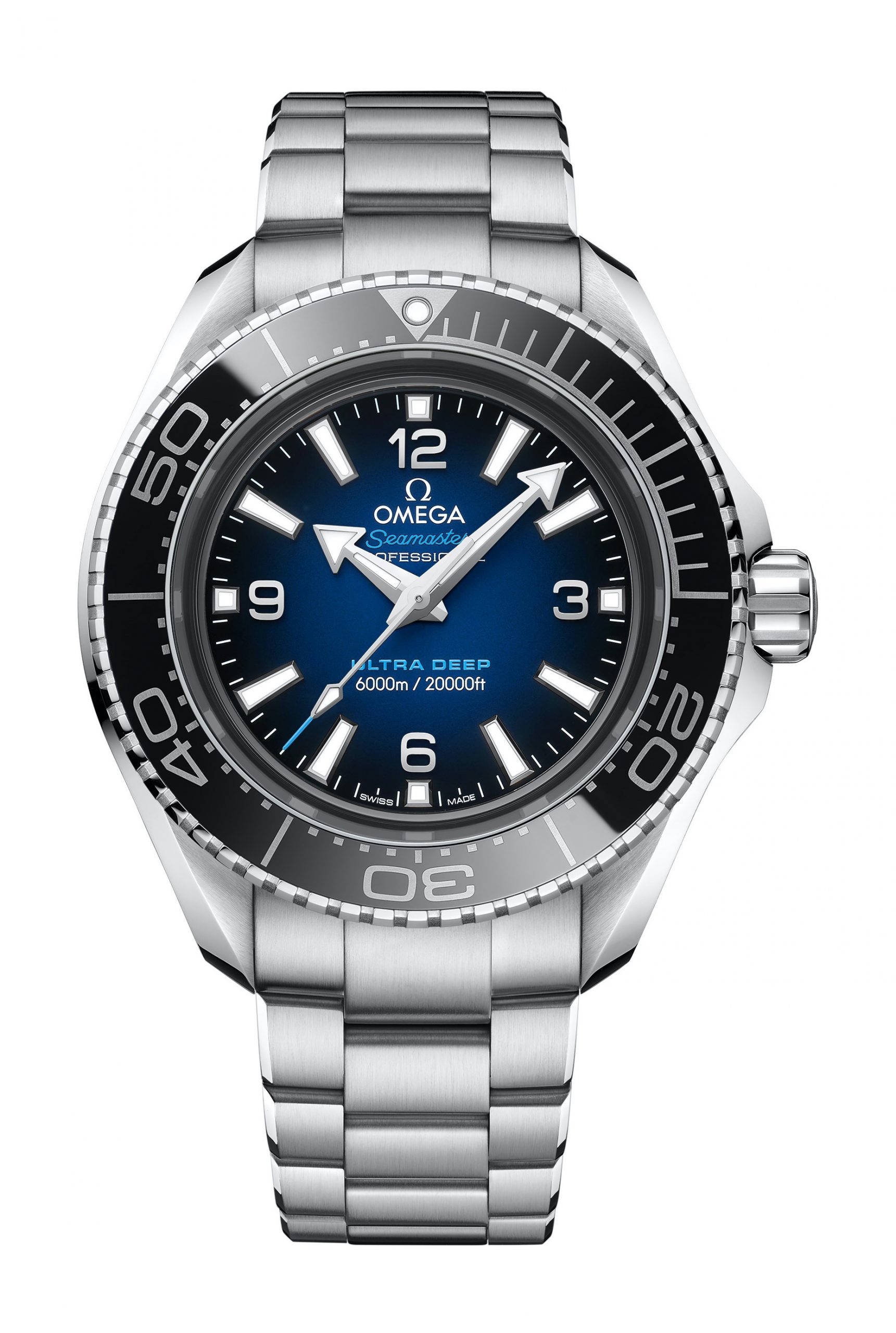 Omega Seamaster luxury timepiece - detailed view